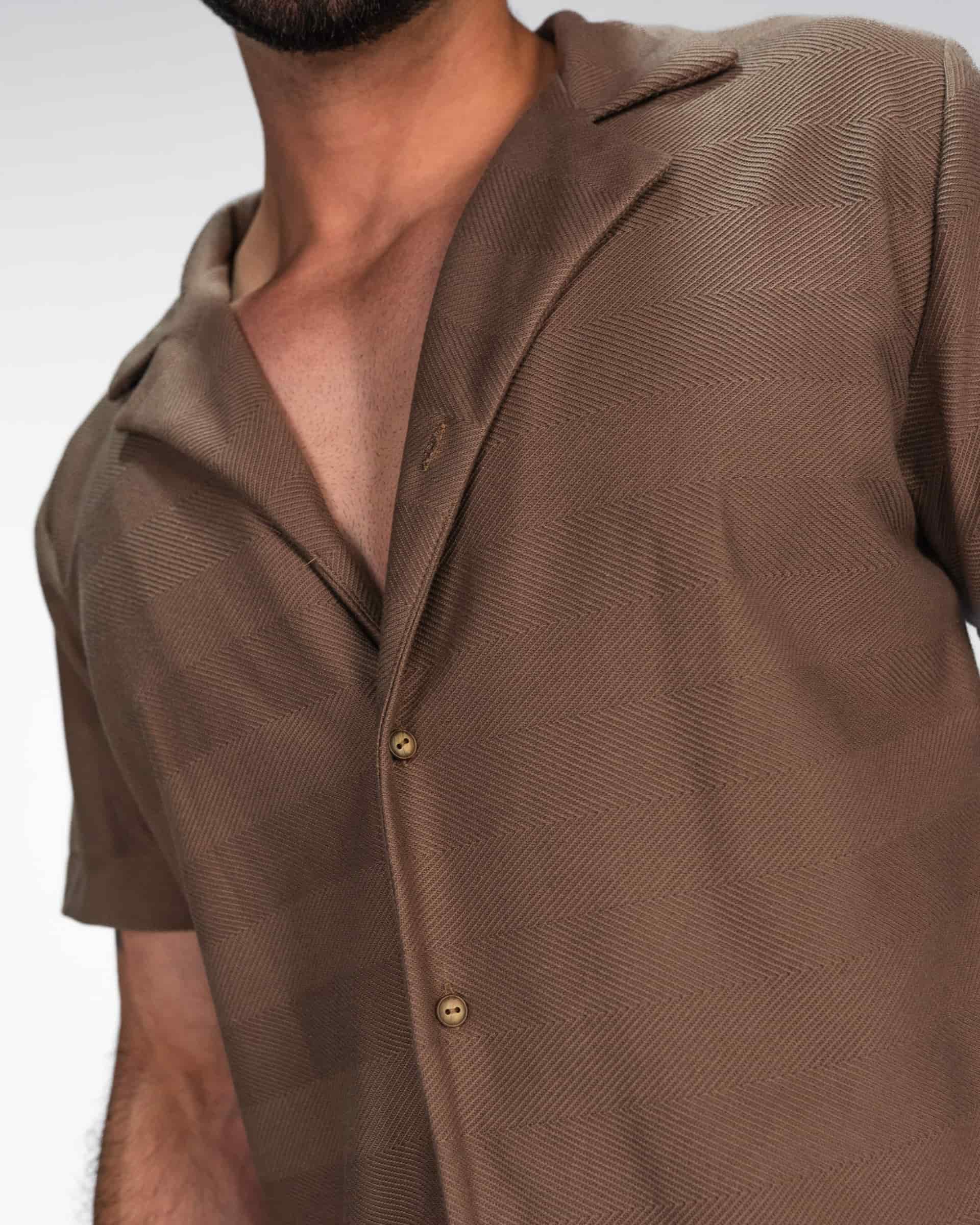 Camisa Costera Café - miniatura 3
