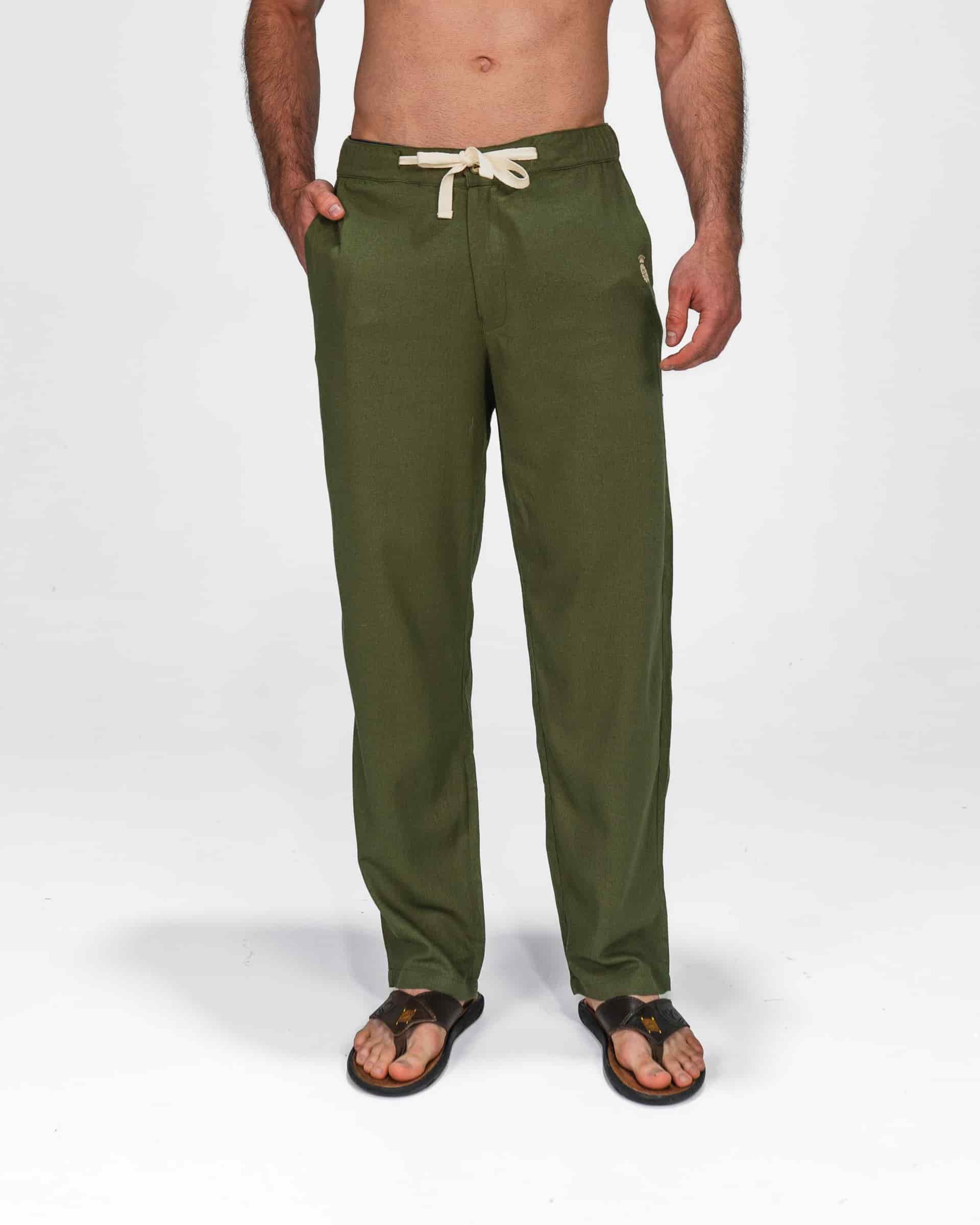 Pantalón Lino Sage - miniatura 5