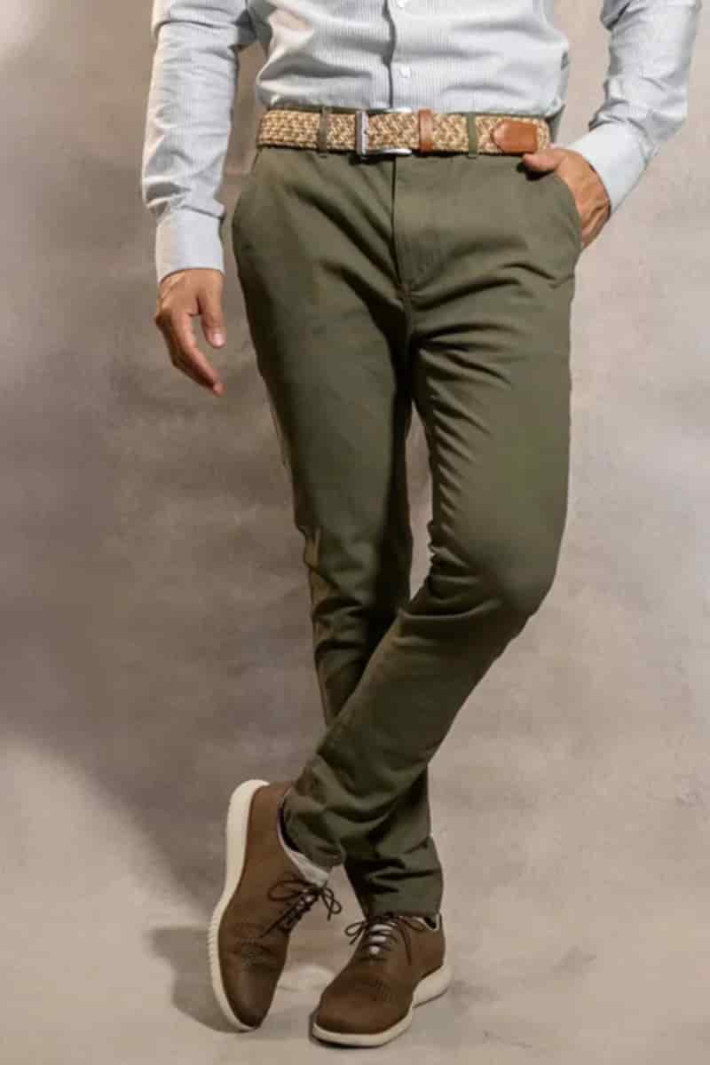 Pantalon Elastico Verde Claro - miniatura 9