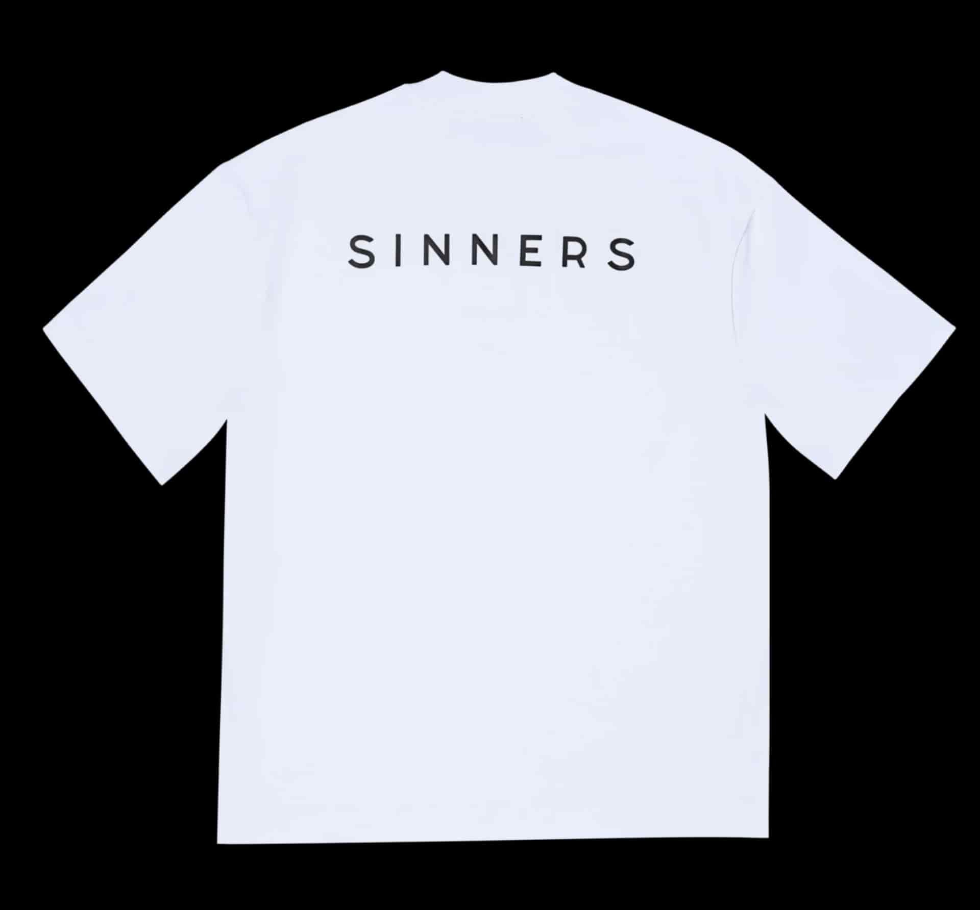 SINNERS LOGO WHITE T-SHIRT - miniatura 3