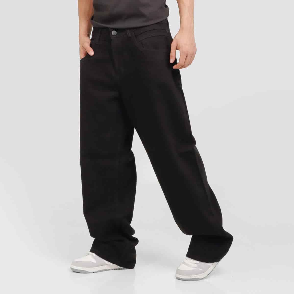 Jean Axspen Baggy H-208 Negro - miniatura 1