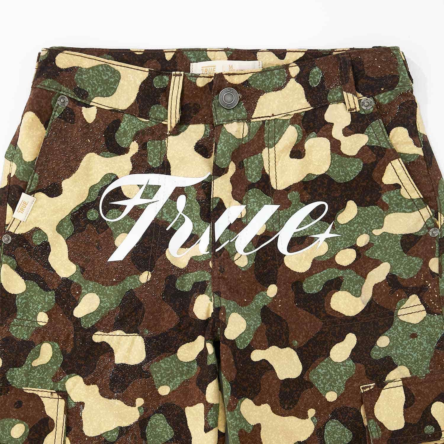 Loose Straight Camo Pants - Green - miniatura 3