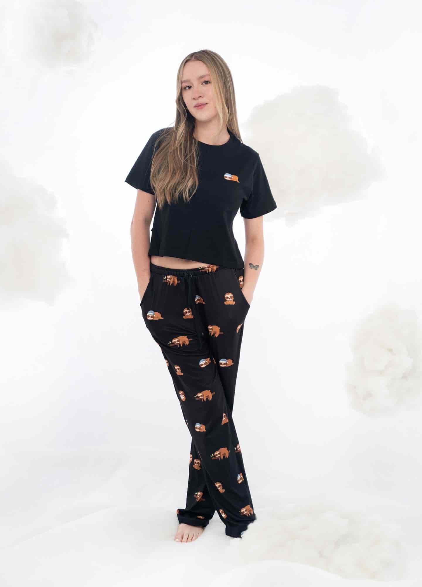 Conjunto Pantalón Perezosos - Negro - miniatura 2