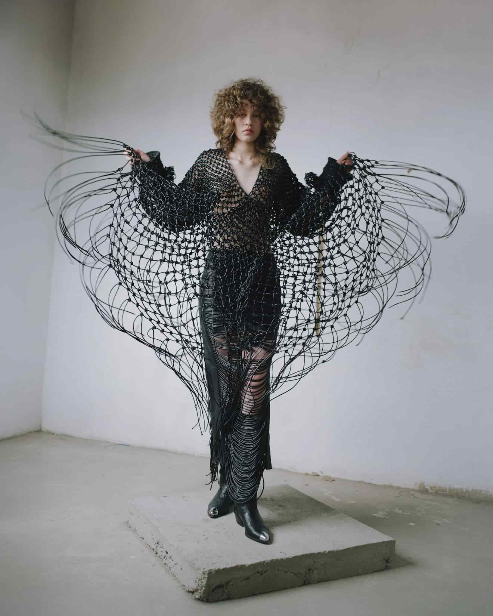 MACRAME MESH SHIRT - miniatura 2