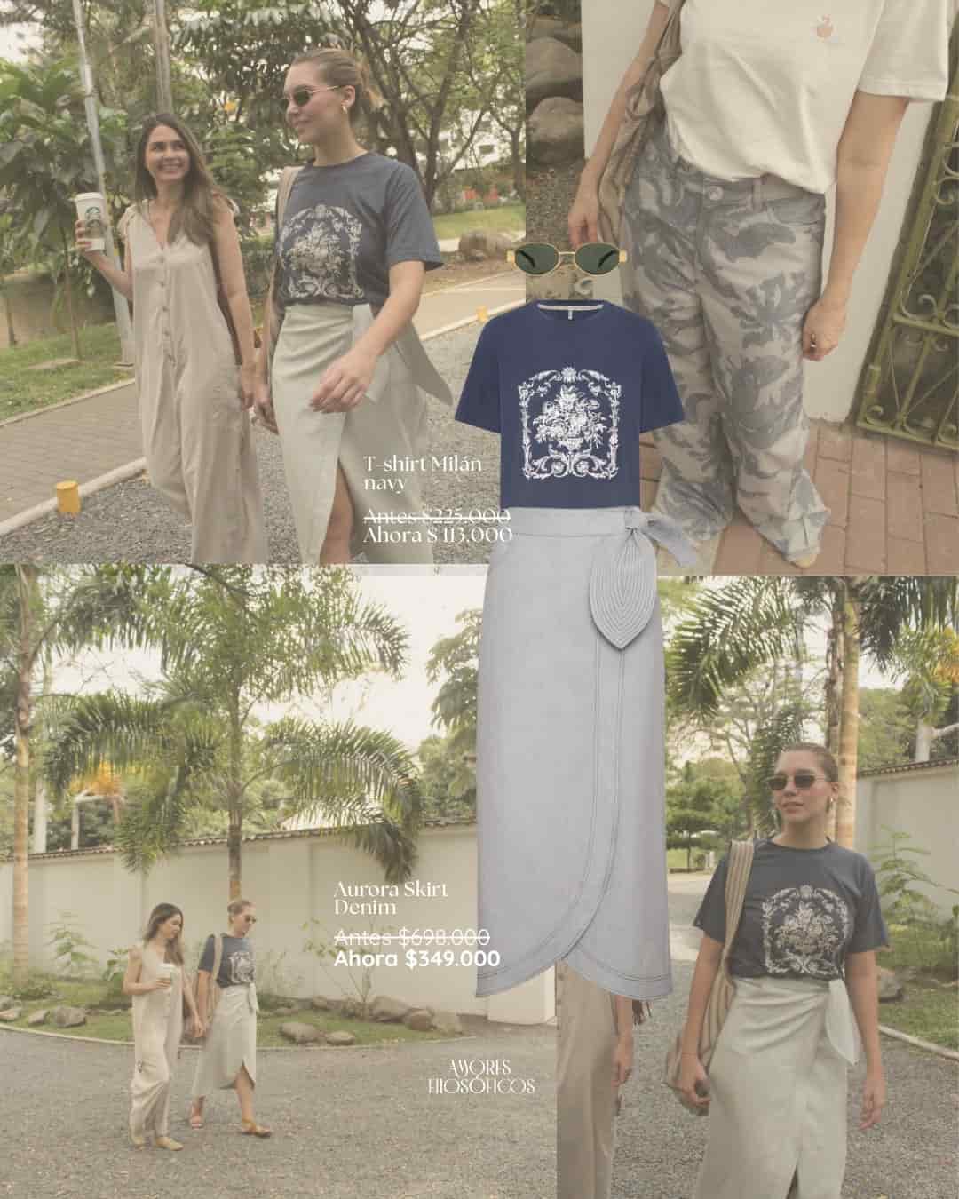 AURORA SKIRT DENIM - miniatura 8
