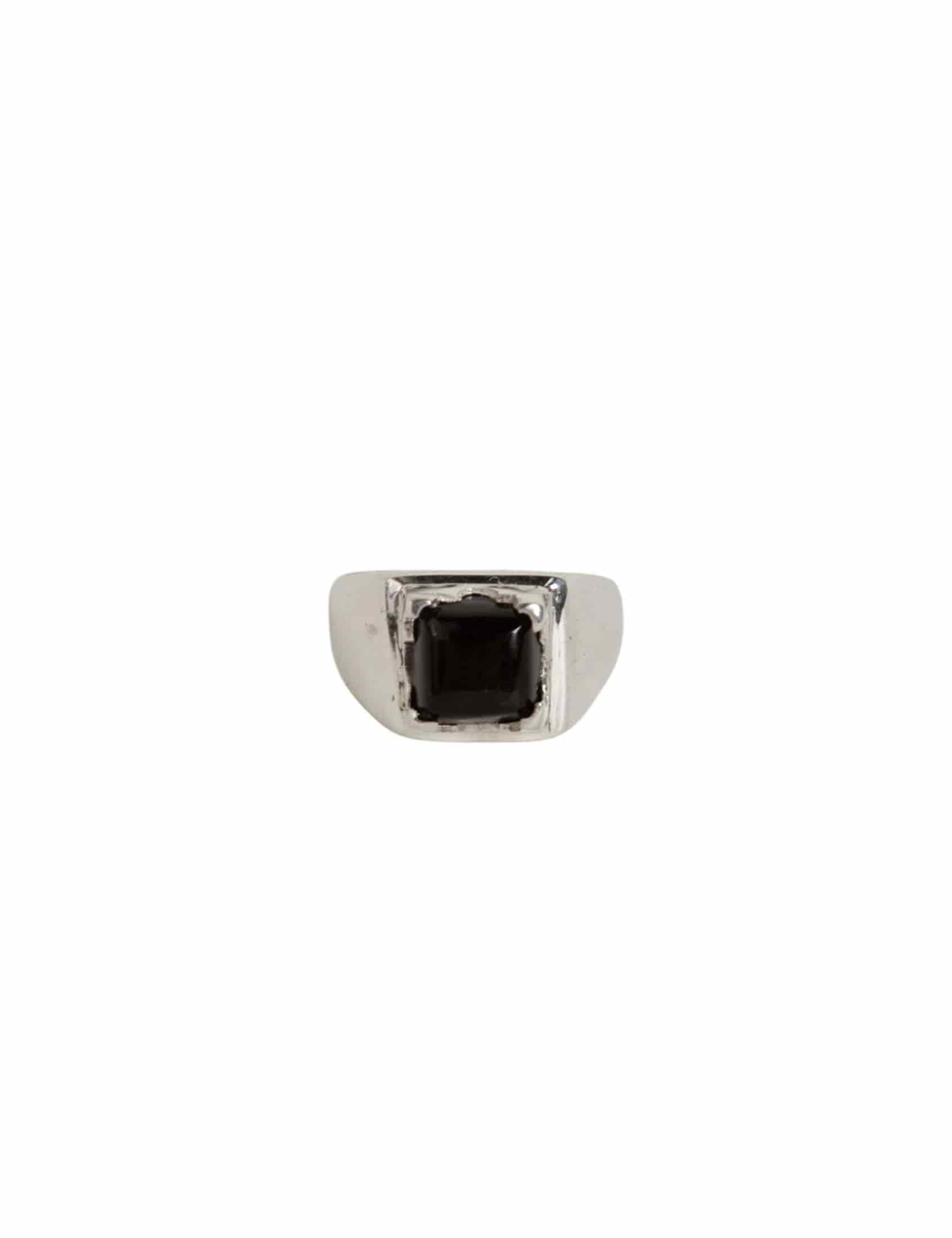 Anillo Punto Cadeneta Ónix - miniatura 1