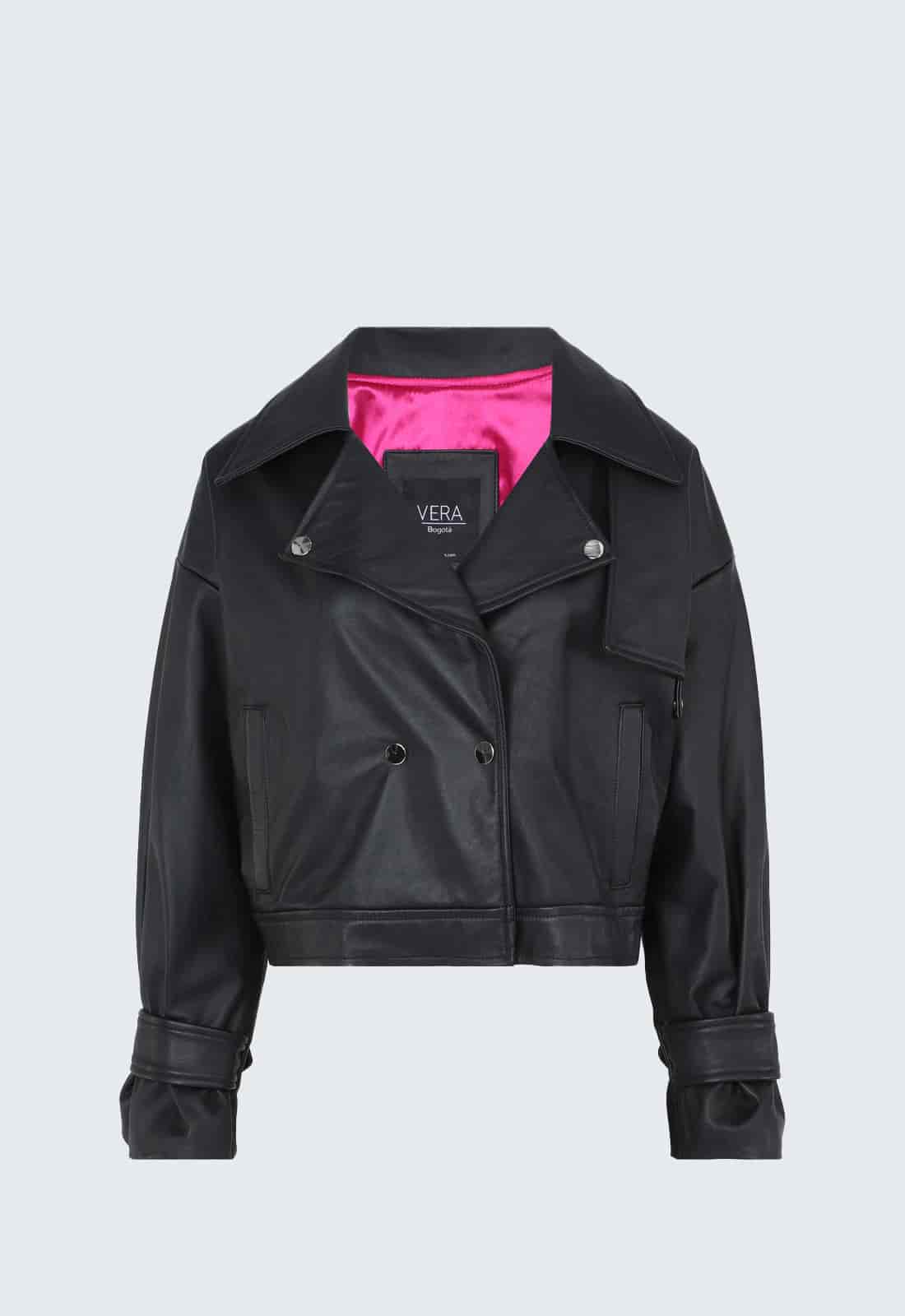 LEROY BIKER LEATHER JACKET - miniatura 1
