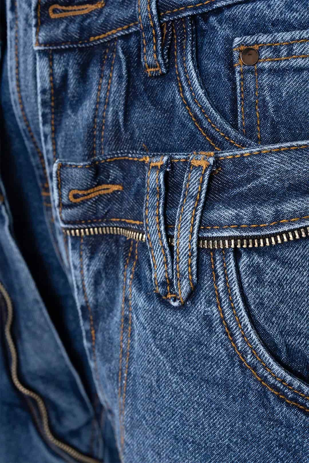VENENO JEAN TRIPLE WAISTBAND BLUE - miniatura 7