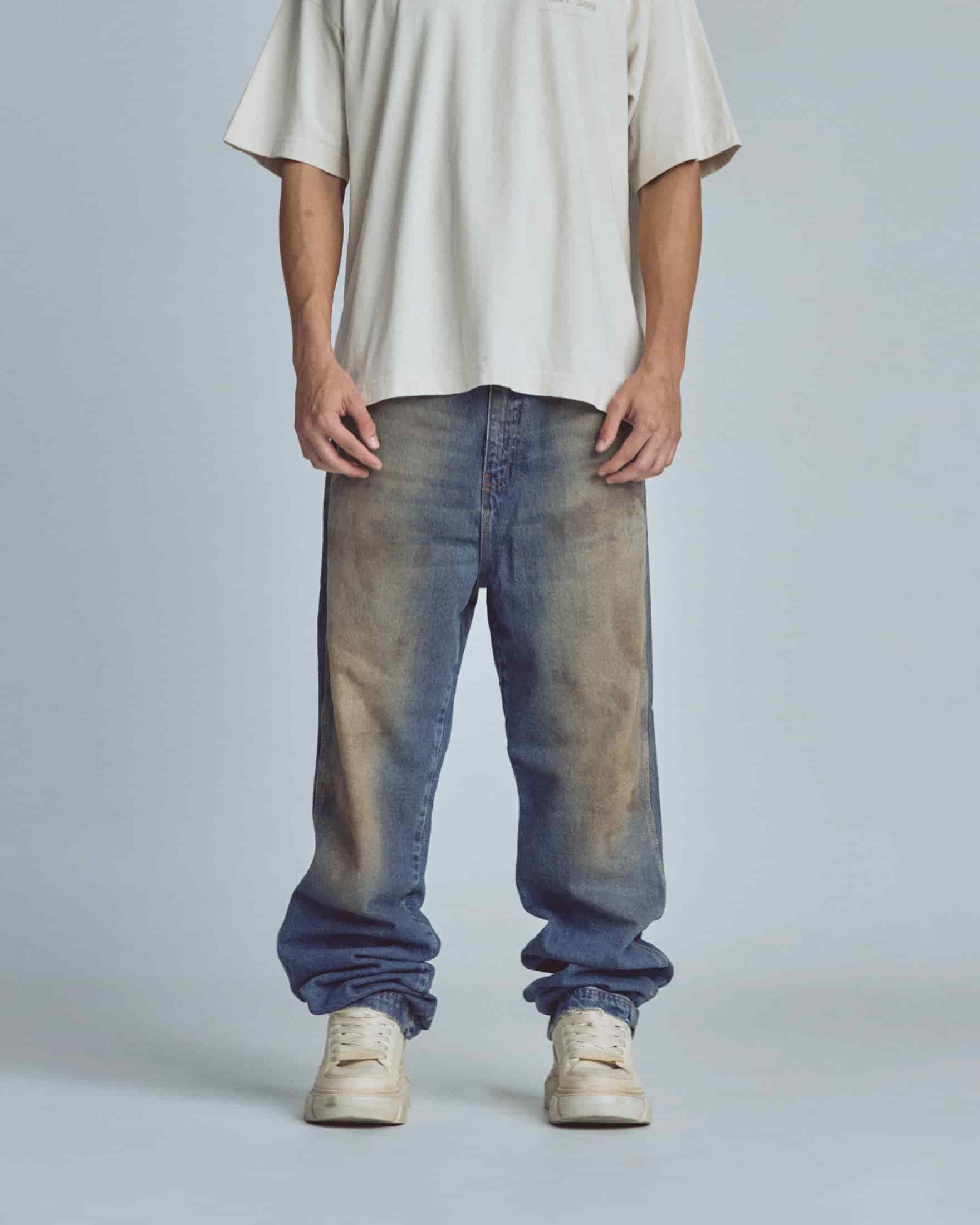 Basics UNDERGOLD Regular Jean Mechanic Blue - miniatura 2