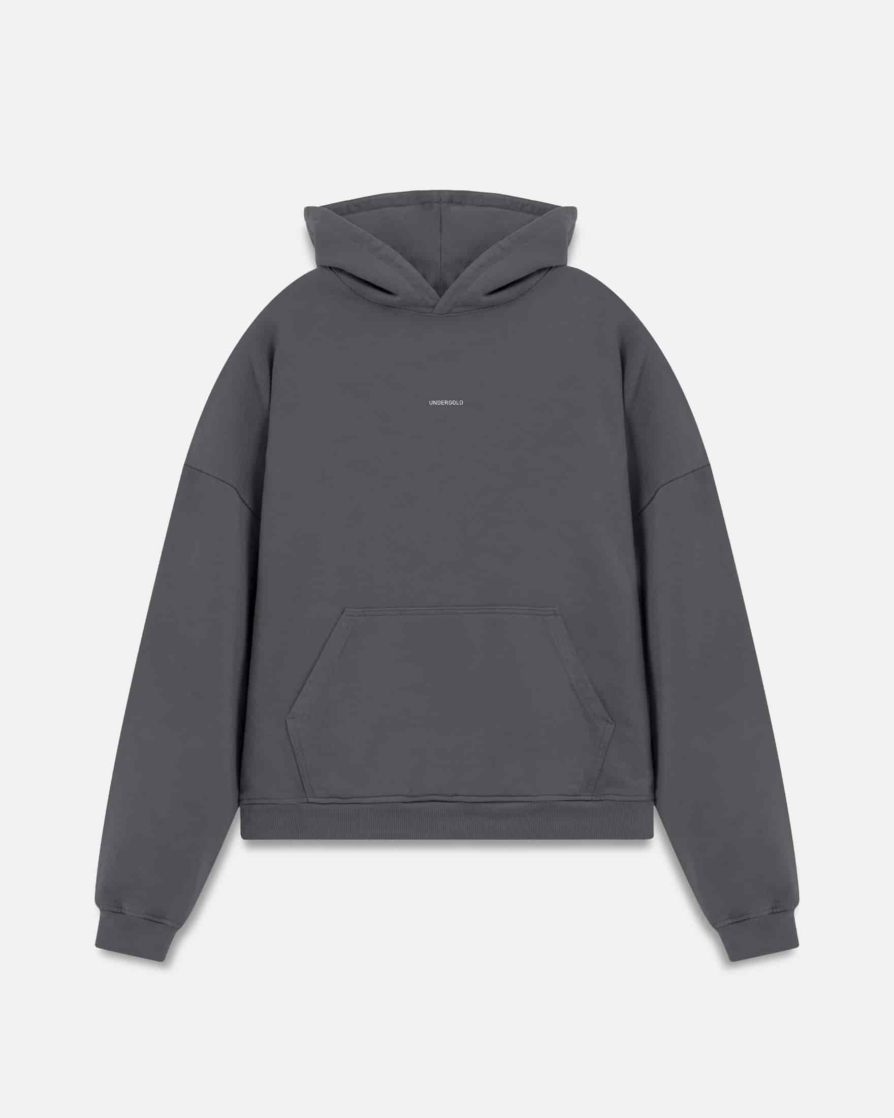 Line Basic Hoodie Dark Gray - miniatura 3