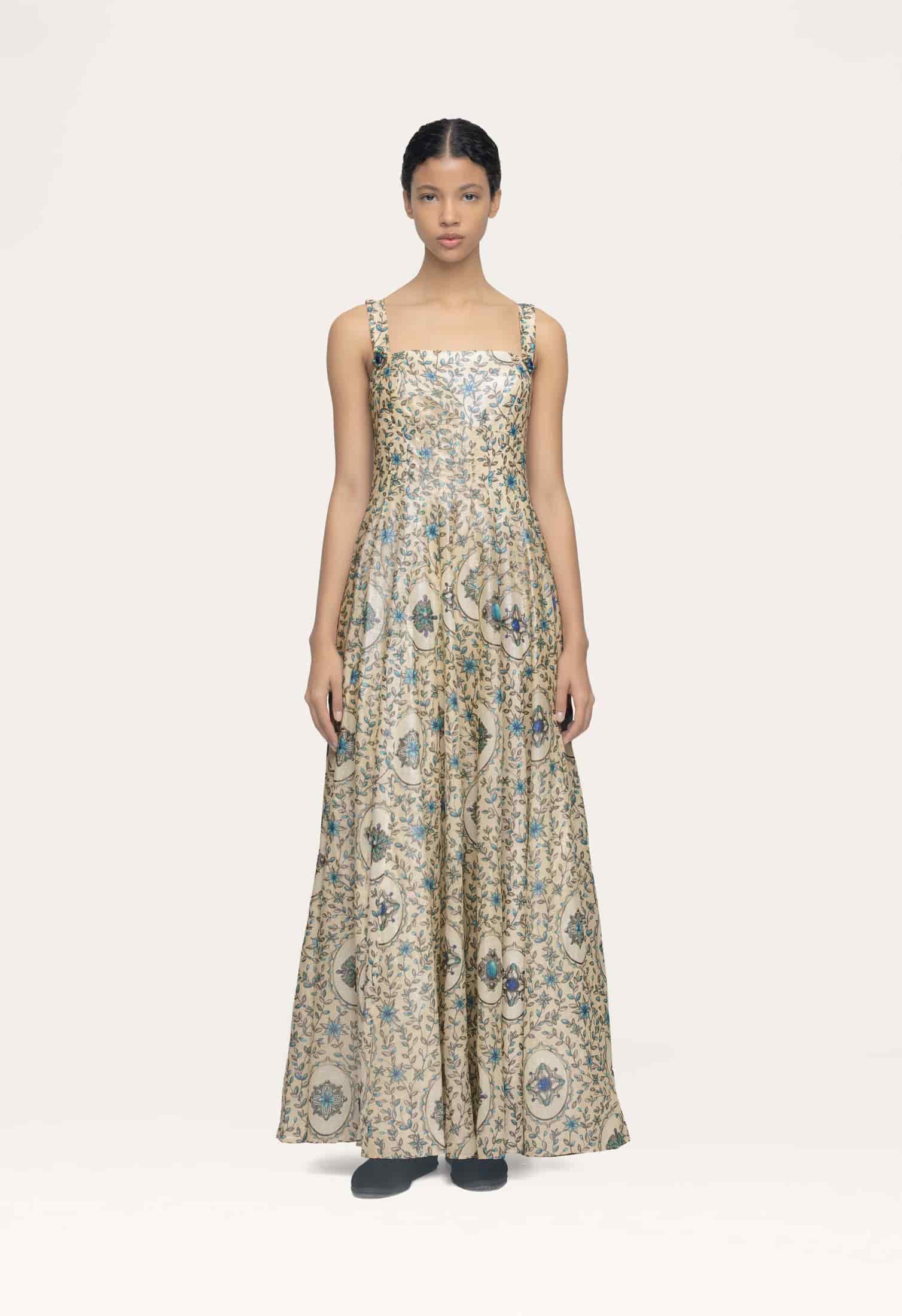 Aguamarina Platero Maxi Dress - miniatura 1