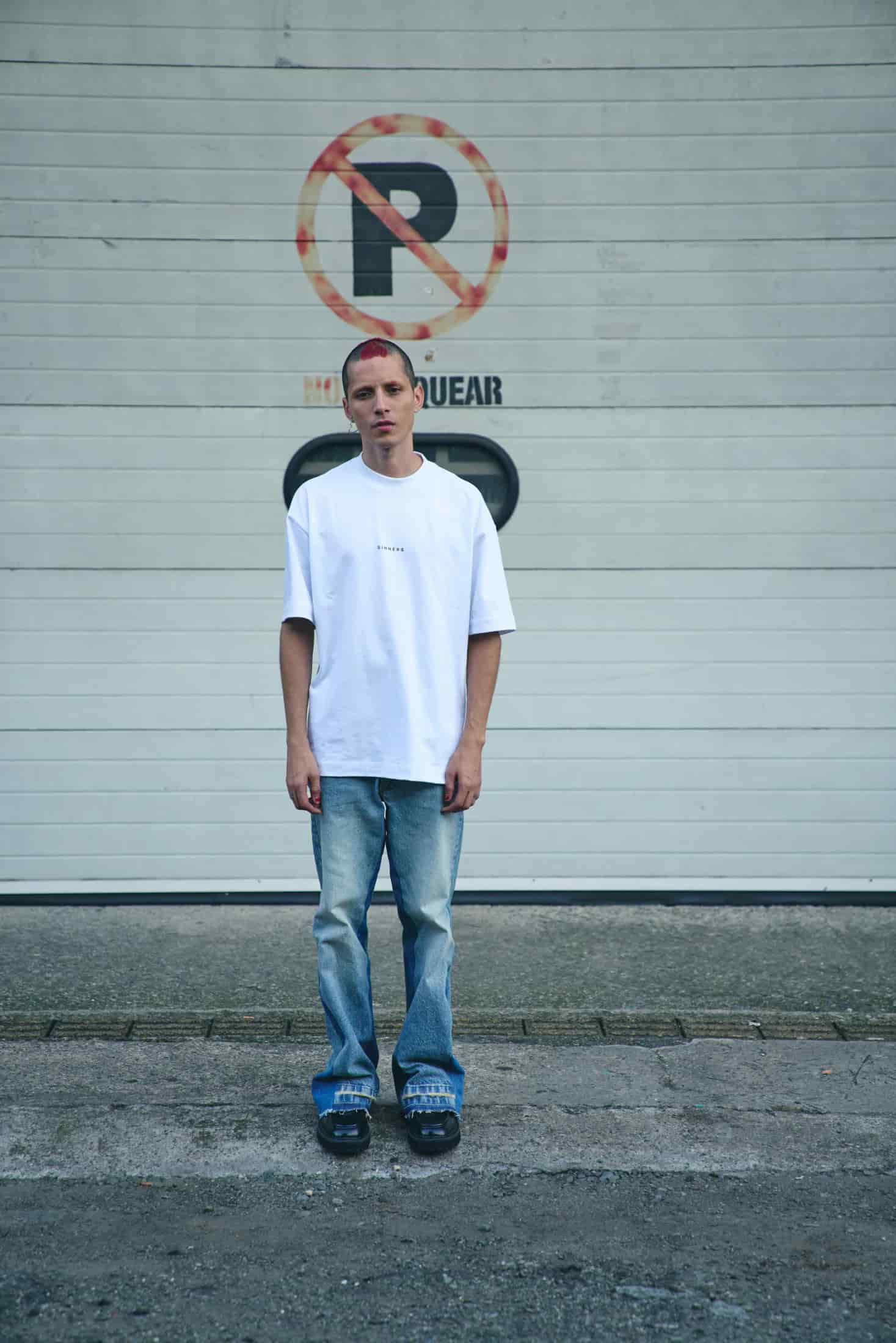 SINNERS LOGO WHITE T-SHIRT - miniatura 4