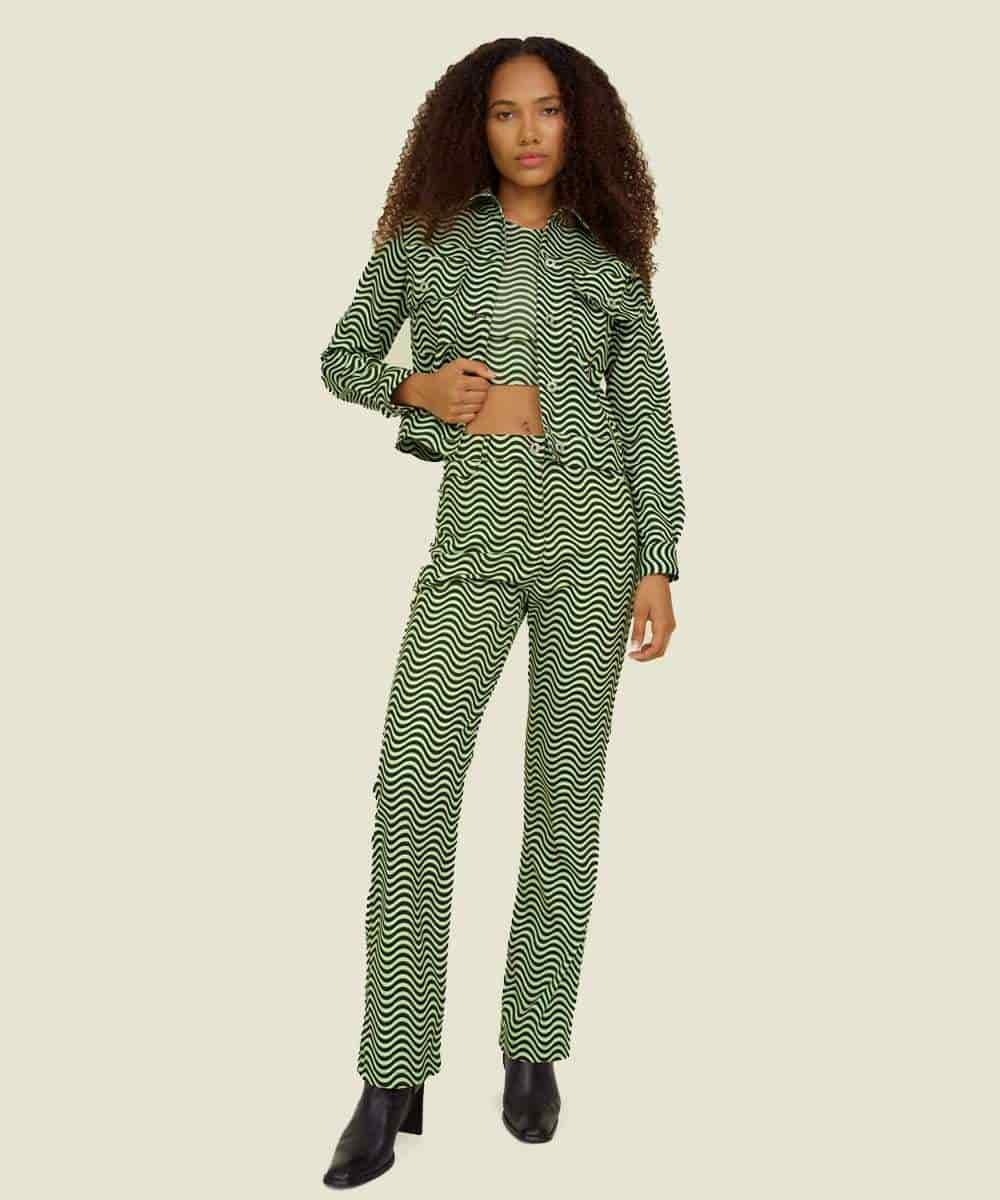 Classic Jacket in Far-Out Green - miniatura 3