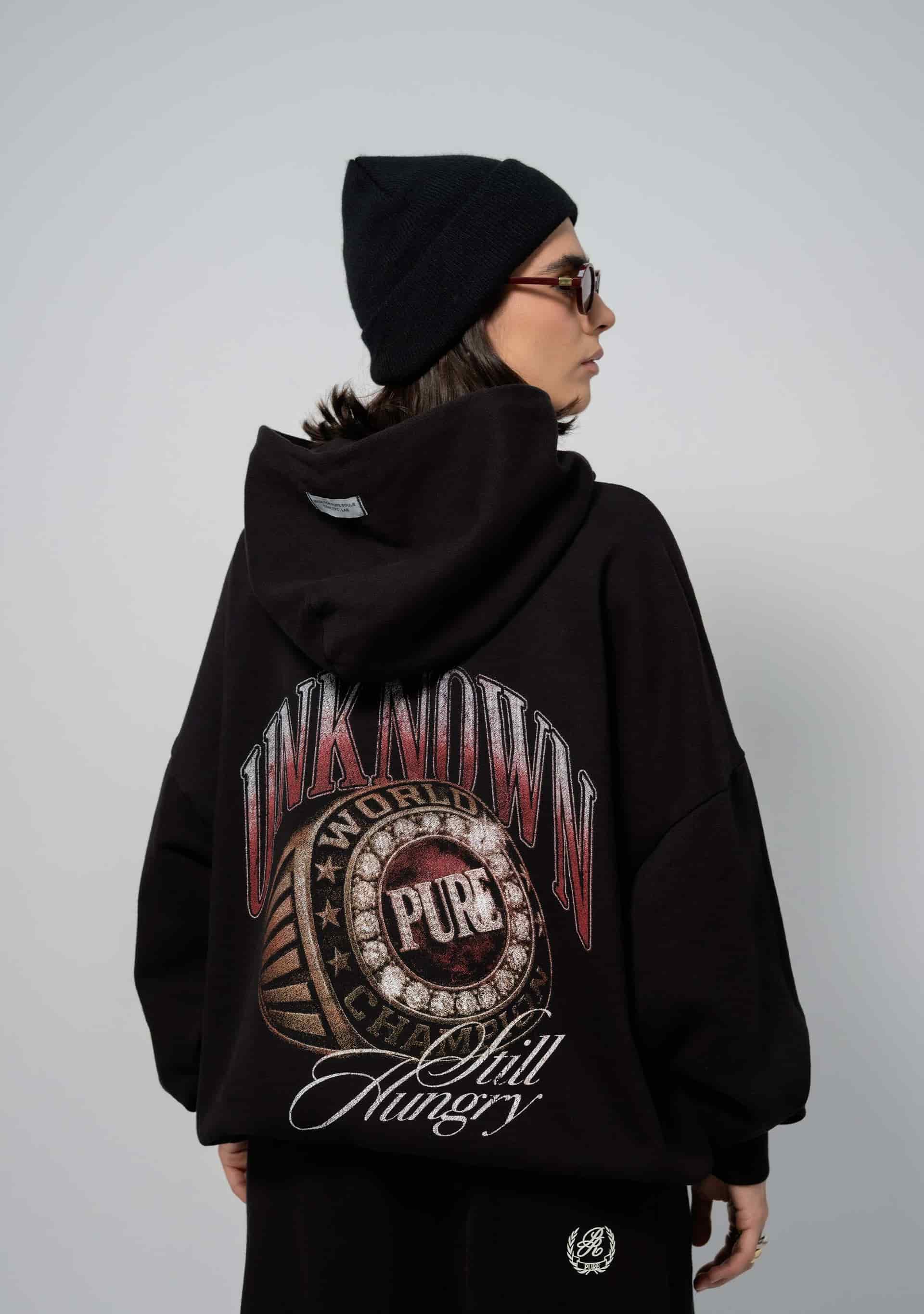 Still Hungry Black Hoddie - miniatura 2