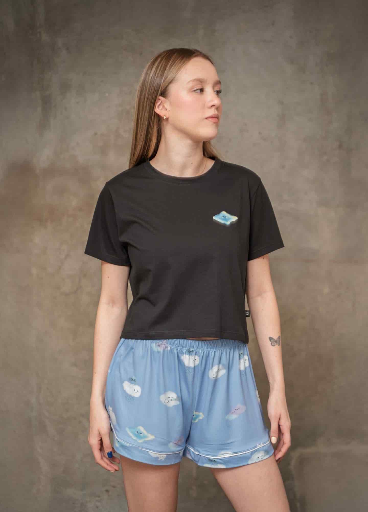 Conjunto Short Nubes - Azul Cielo - miniatura 2