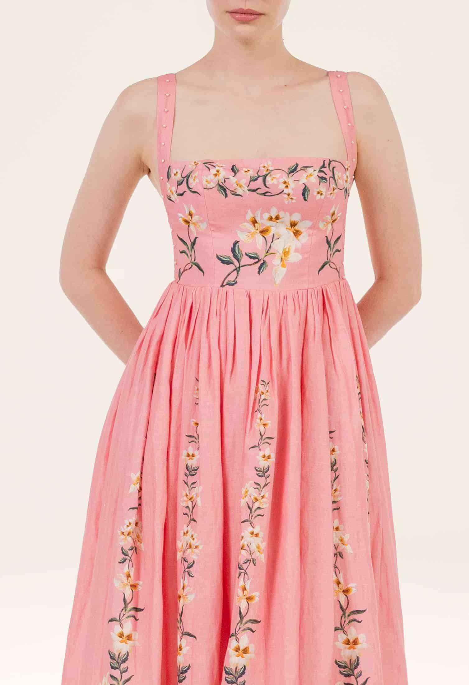 Mielero Promesa Midi Dress - miniatura 7