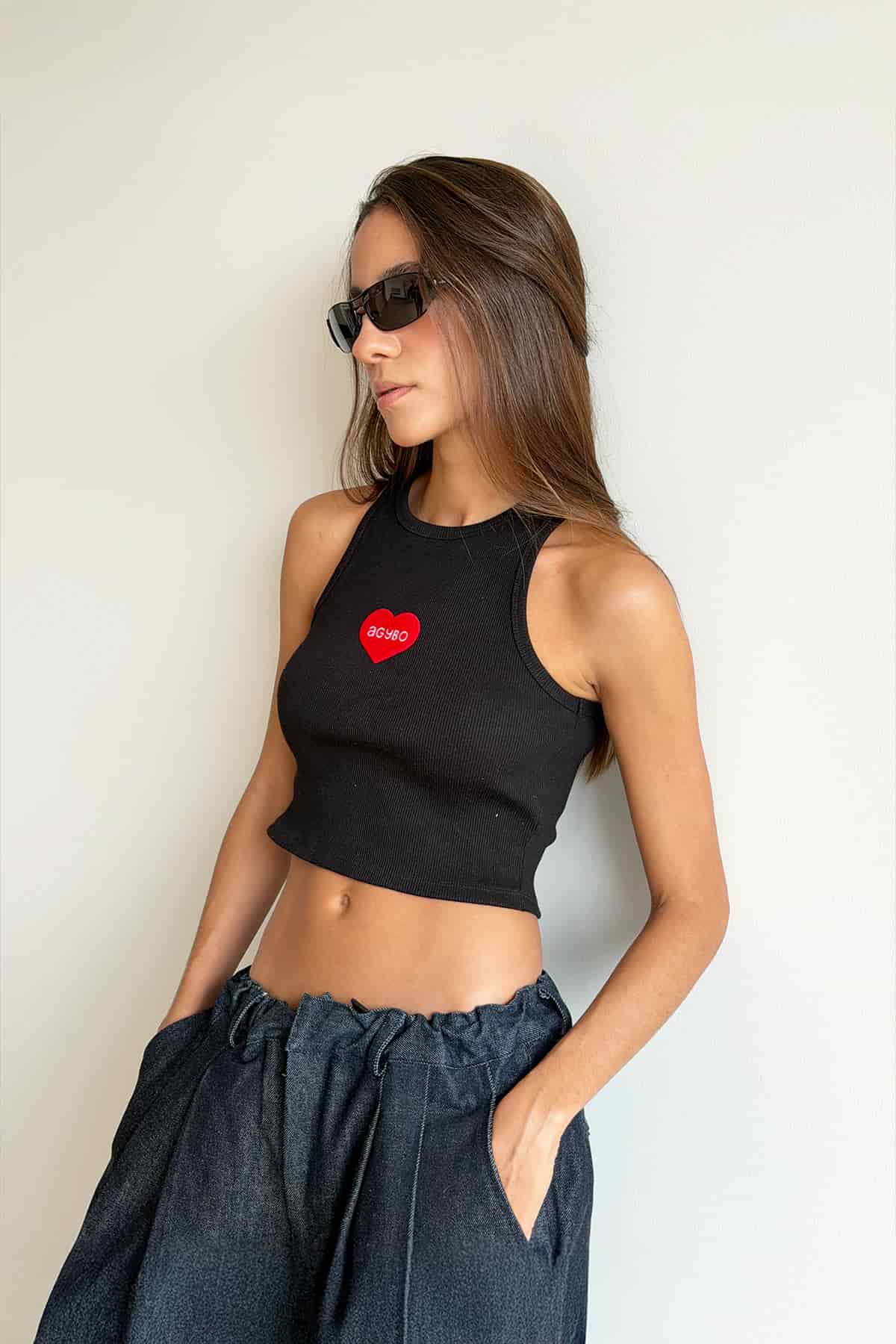 ICONIC BLACK TANK TOP - miniatura 6