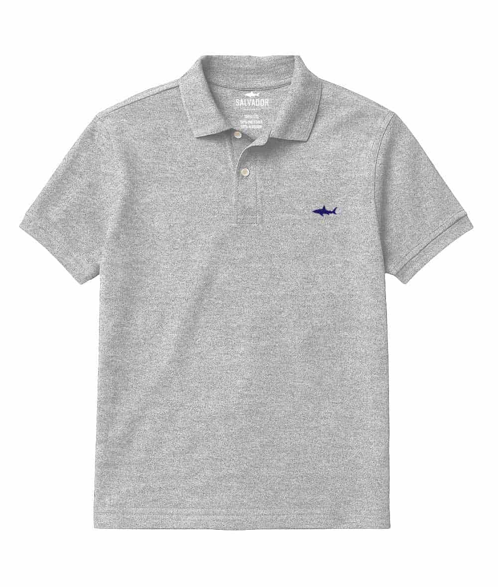 CAMISETA POLO GRIS - miniatura 1