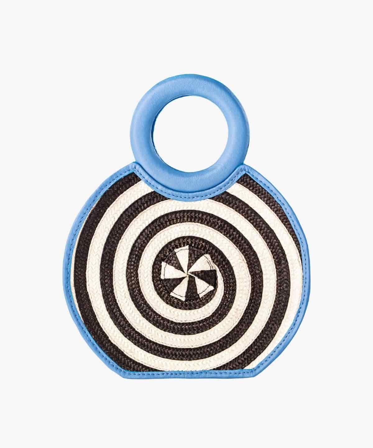 Zenú Mini in Raffia and Leather - miniatura 1