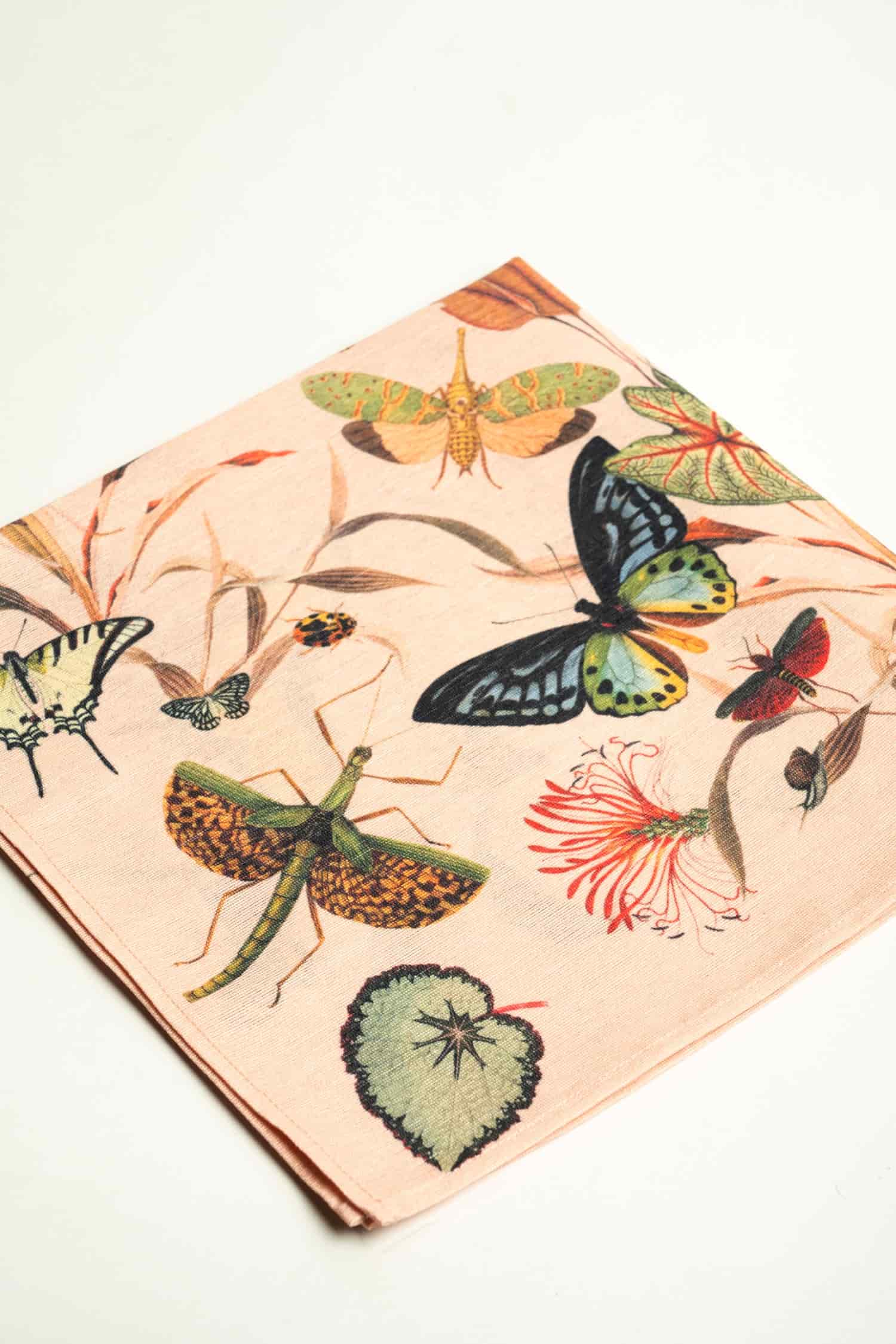 Servilletas -  Butterfly Peach 3 - miniatura 2
