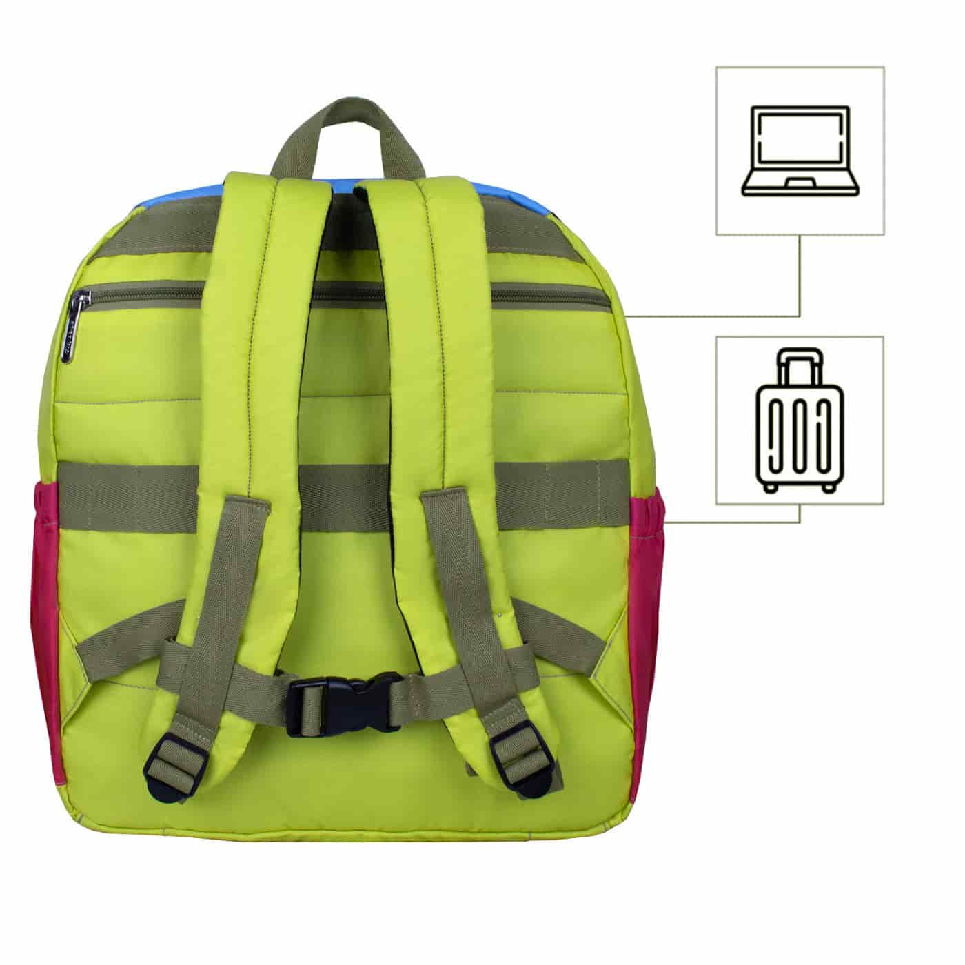 Morral Cabina Tapa Ultra Citybags Estampado Neon - miniatura 4