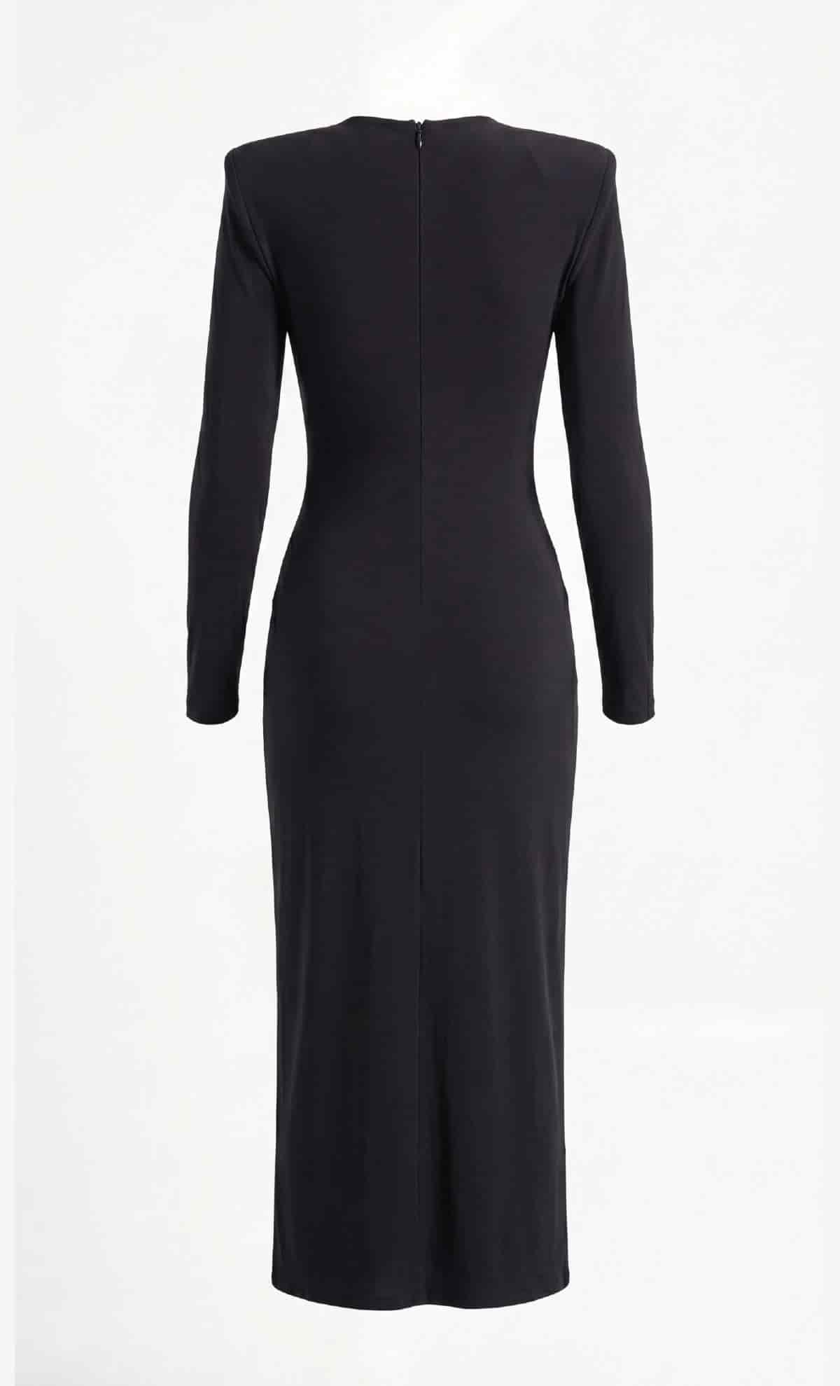 Vestido largo Marcin Black - miniatura 4