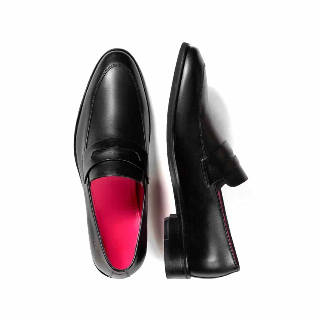 Mocasín Alessandro Negro Suela Clasica Sale - miniatura 3