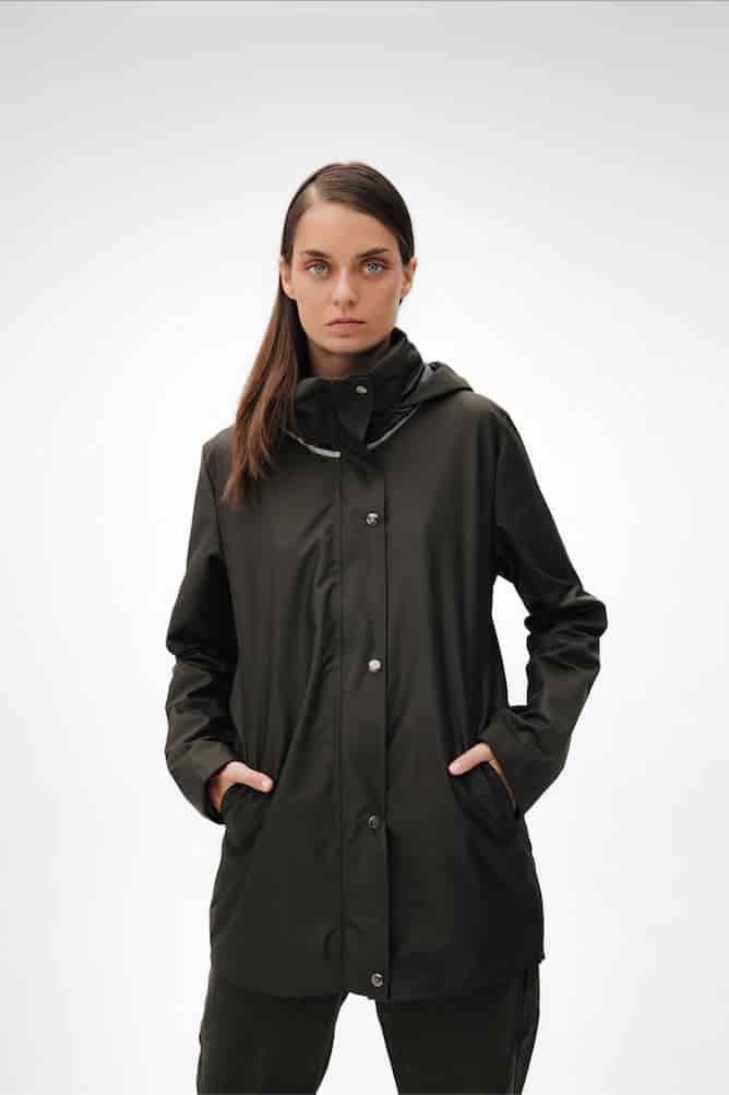 RAINCOAT OLIVE - miniatura 1
