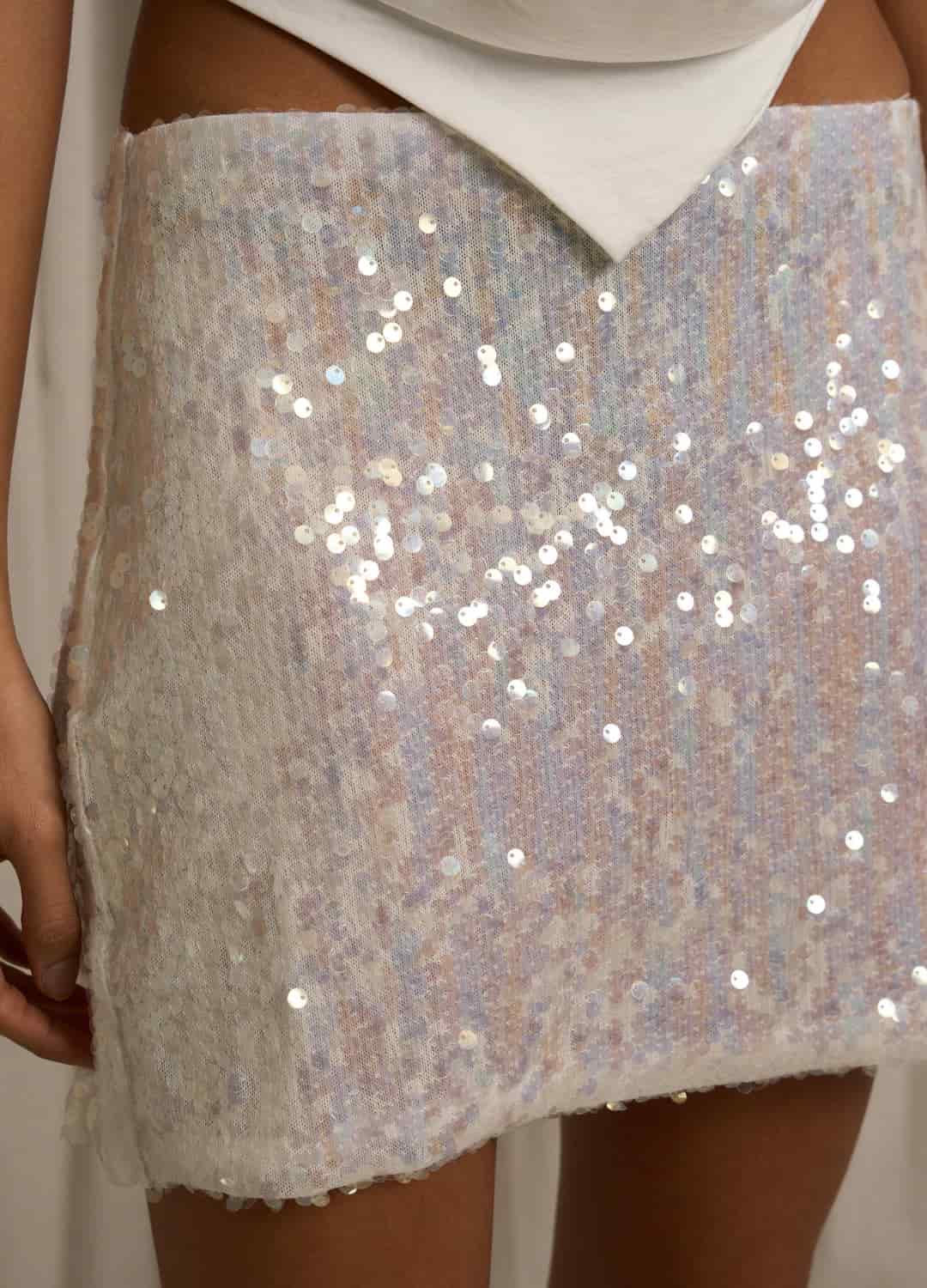 Falda Midnight Confession Ivory - miniatura 3