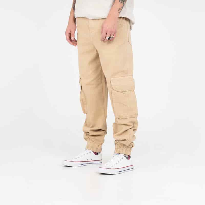Jean Masculino Cargo H-167 Beige - miniatura 1