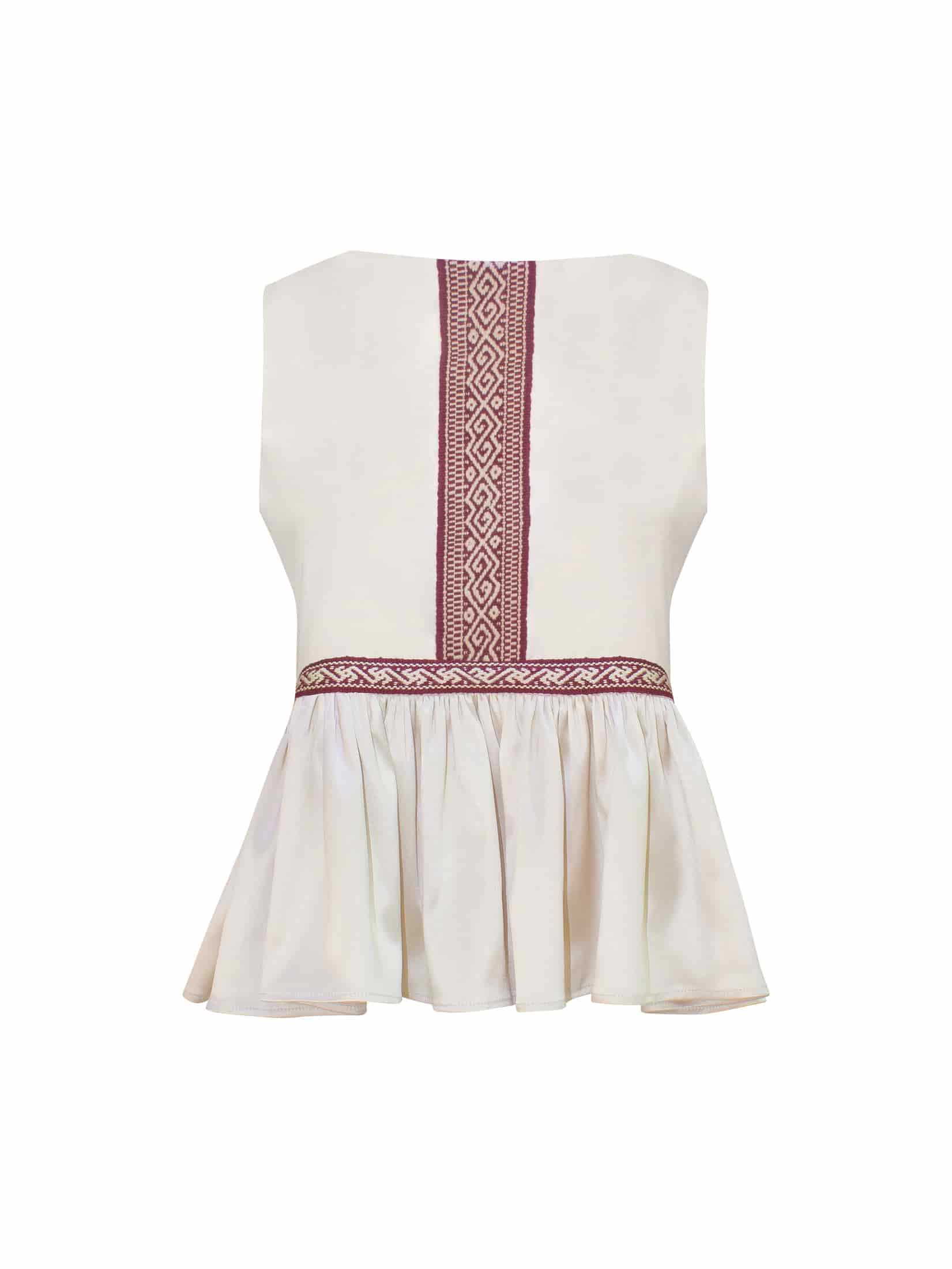 Top de Satin Espalda Sagrada - miniatura 3