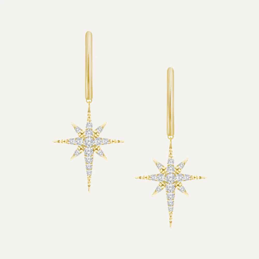 Arete Huggie big star - miniatura 1