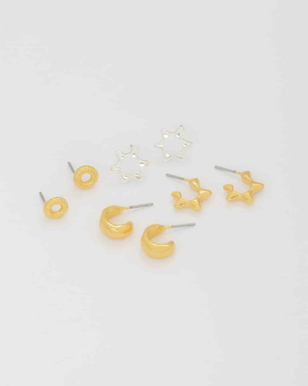 Set X4 Aretes Estrellas - miniatura 2