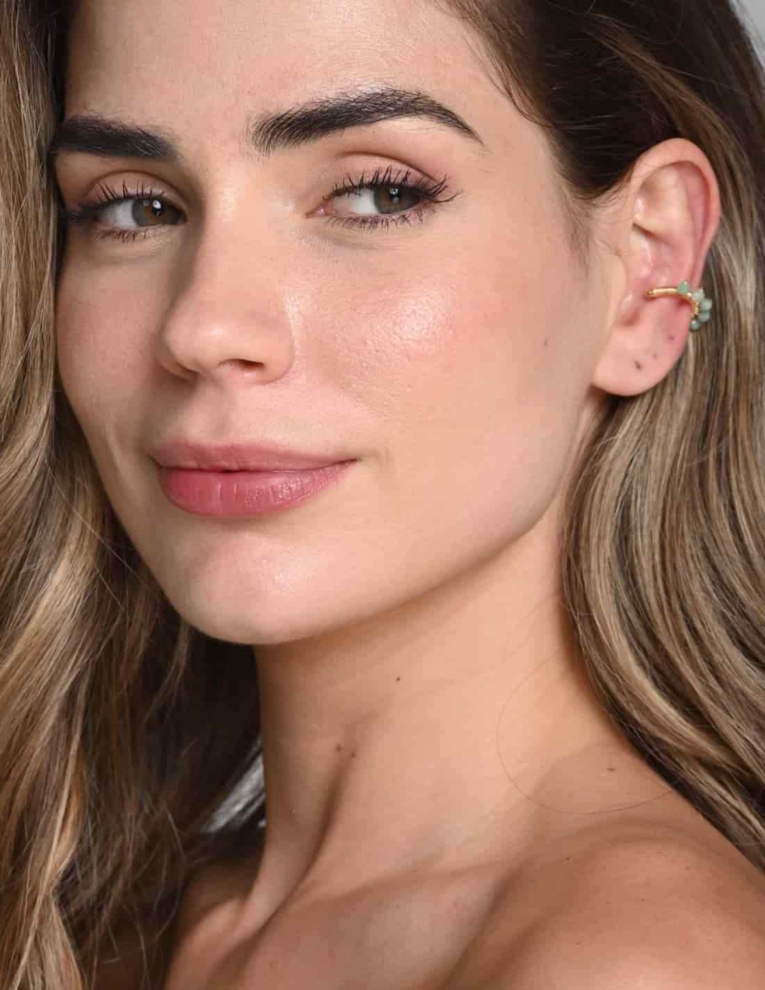 Ear Cuff Jazmin Mint Green - miniatura 2