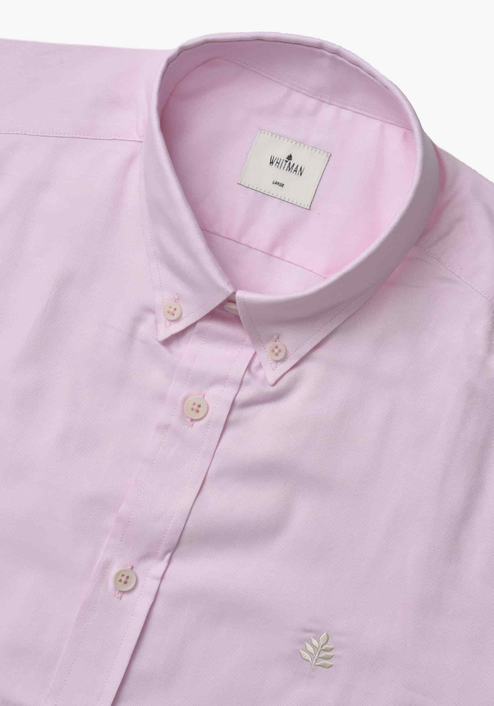 Camisa Whitman Rosada Cuello Button Down - miniatura 4