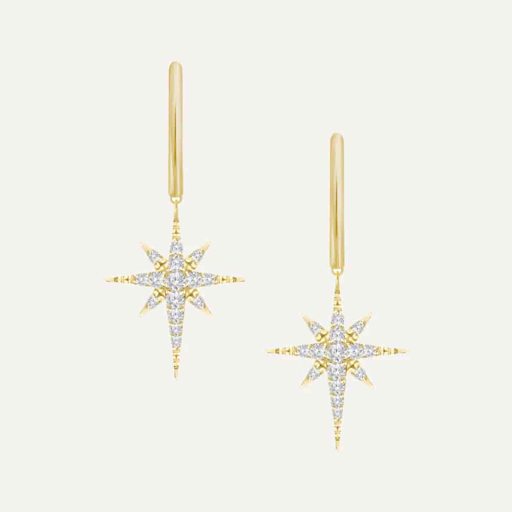 Arete Huggie big star - miniatura 5