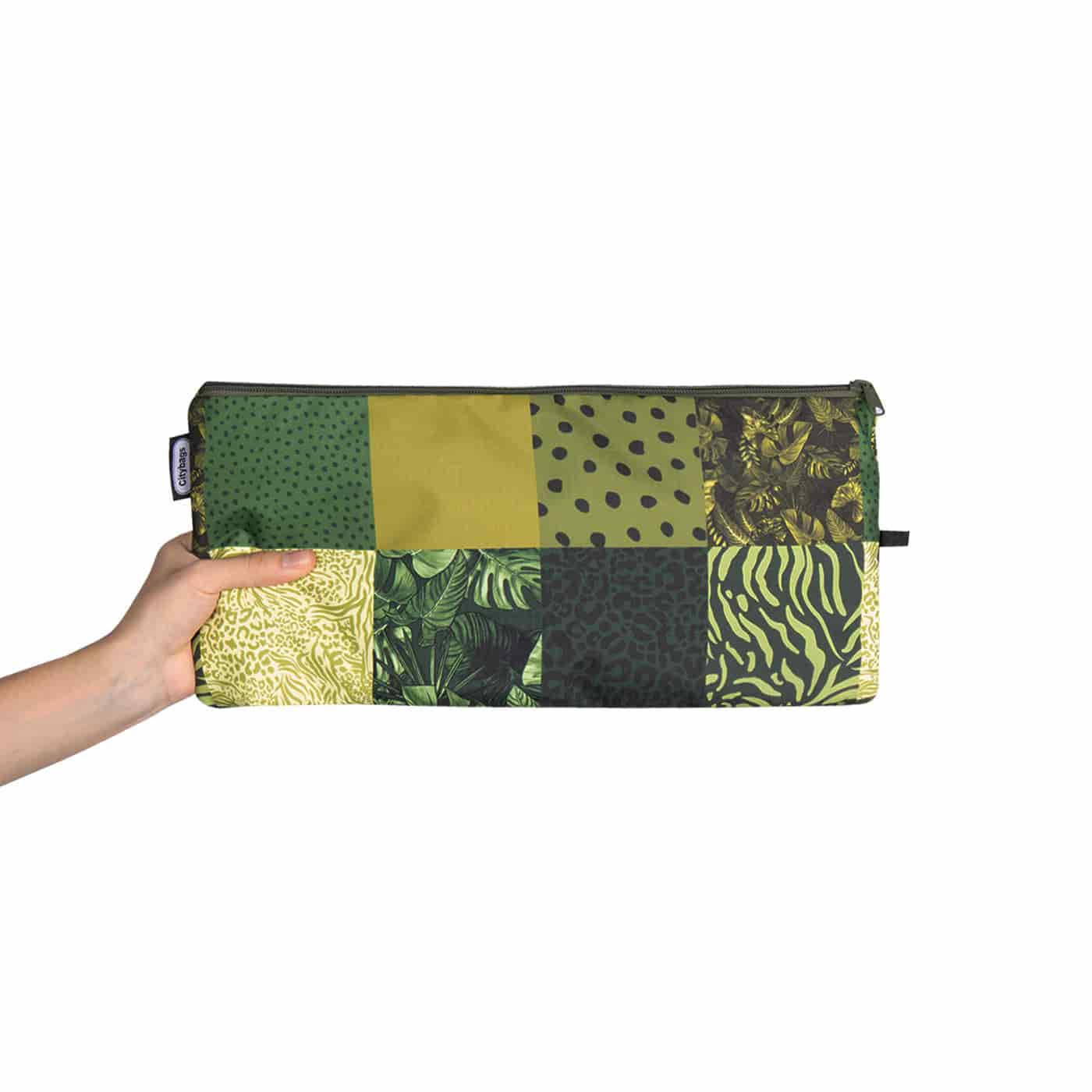 Maleta M ULTRA Plegable Estampado Green Citybags Multicolor - miniatura 2