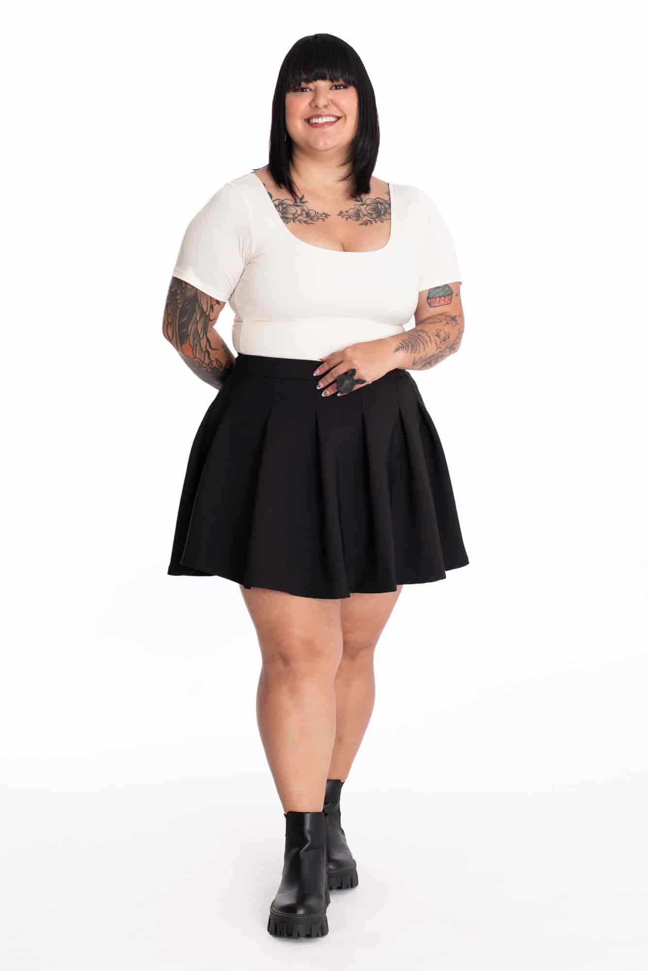 Falda Nicola Negra - miniatura 8