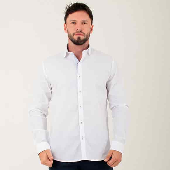 CAMISA ML 100% ALGODON HOMBRE - miniatura 12