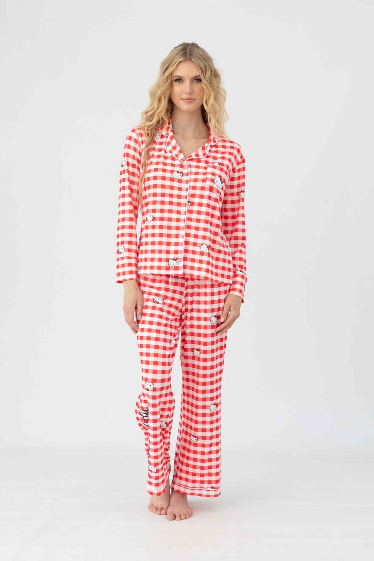 Set pantalon Amsterdam rojo con blanco - miniatura 3