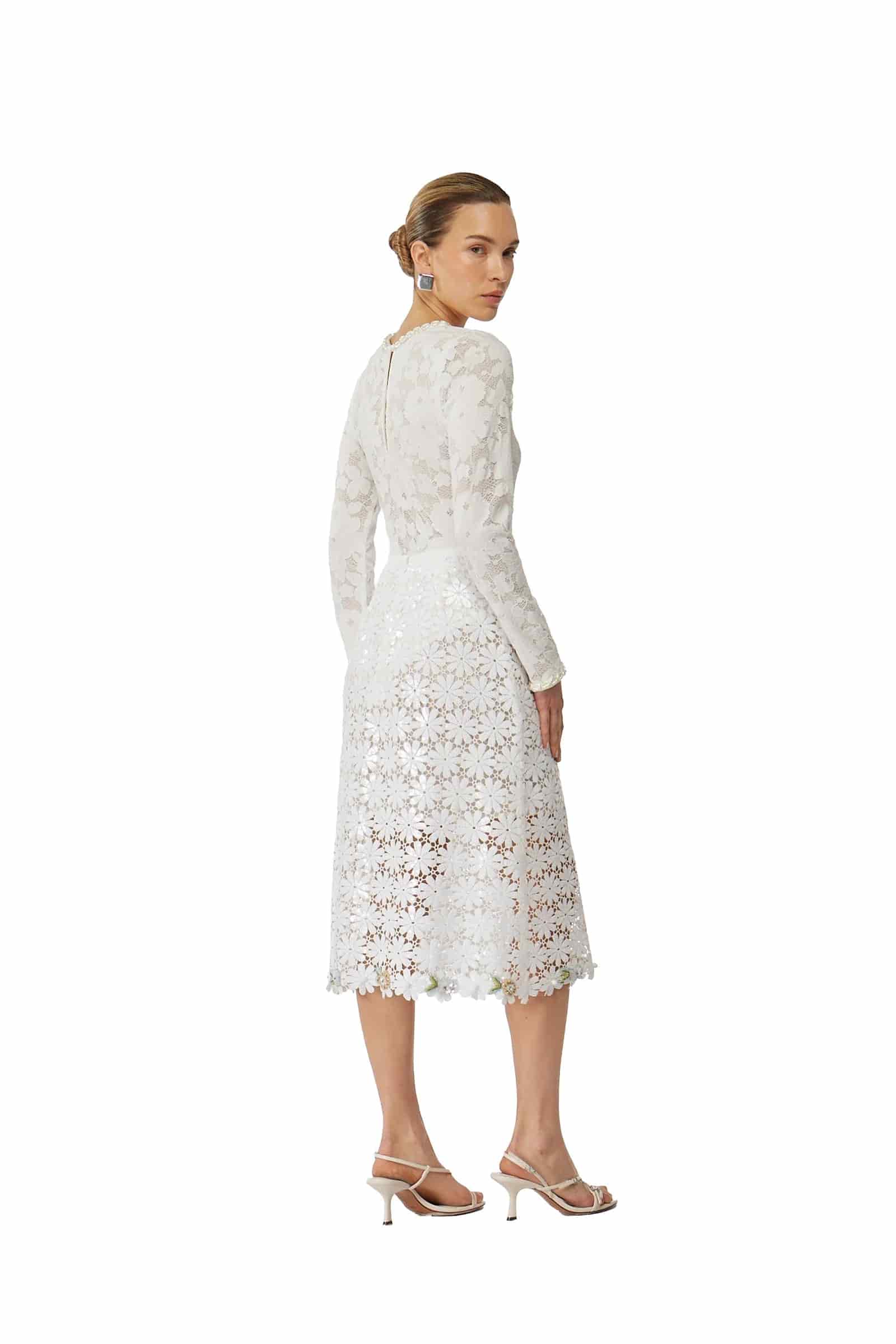 DESIRE MAXI SKIRT WHITE - miniatura 2