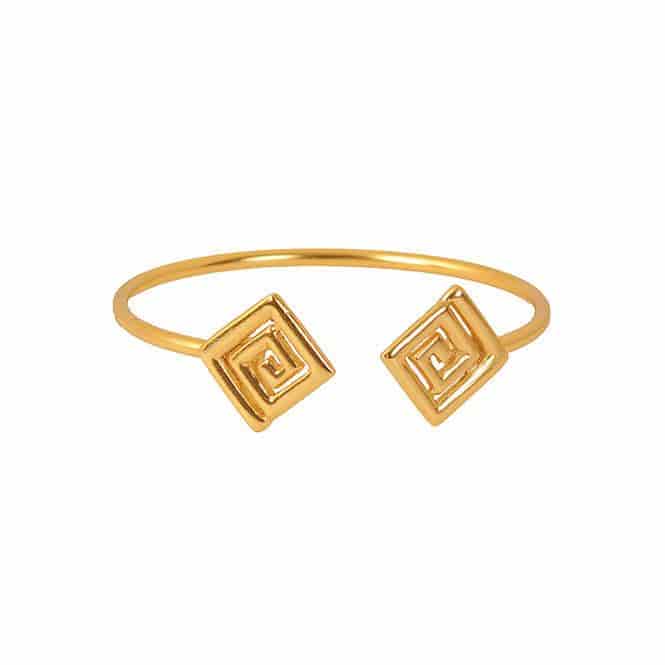 Pulsera de Aro Decoración Típica Calima - miniatura 1