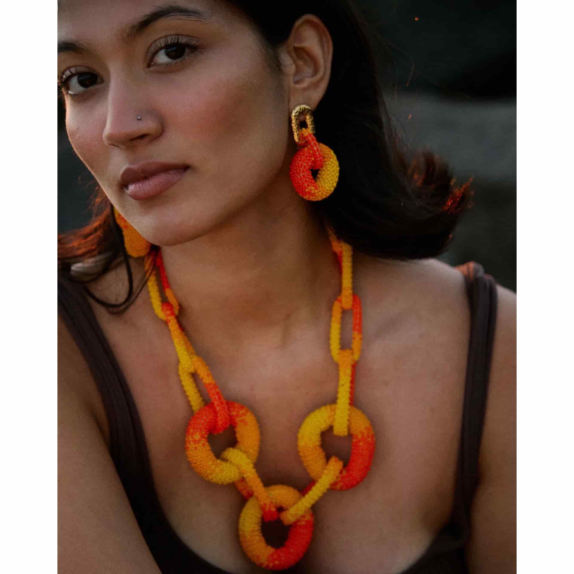 Link Beaded Necklace - miniatura 7