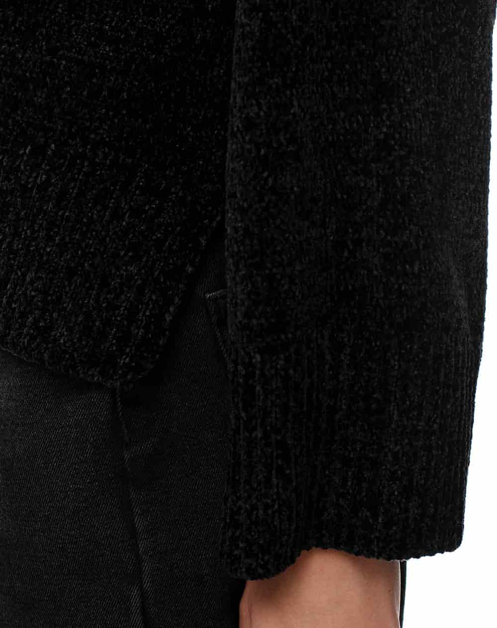 Suéter oversize negro mujer - miniatura 4