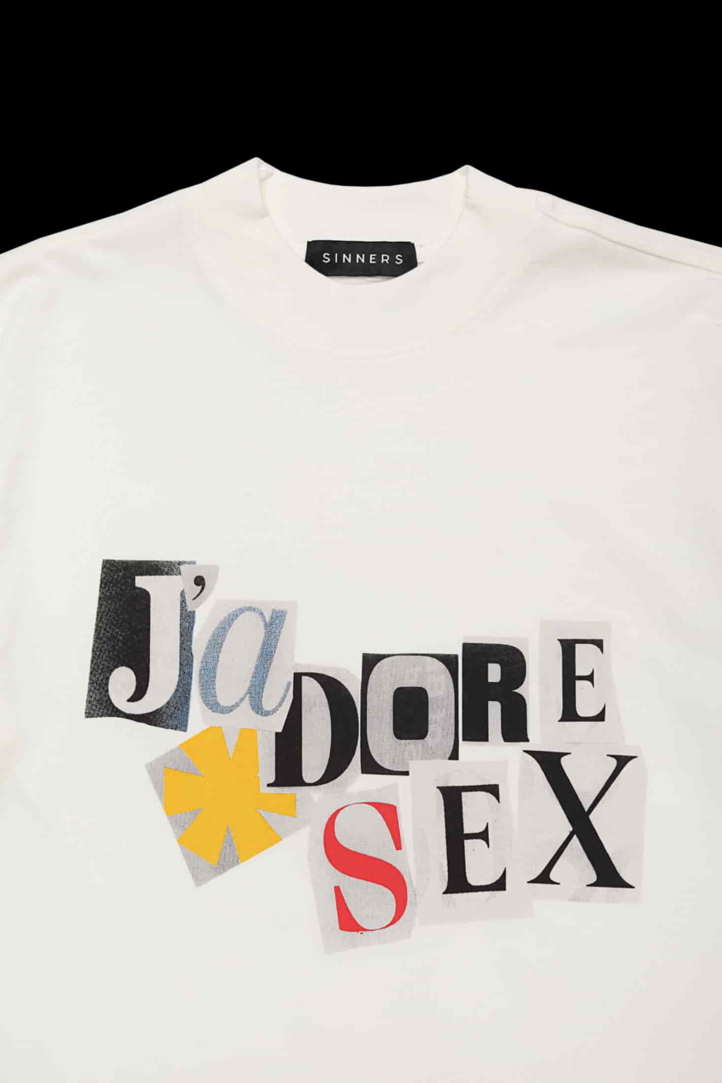 J'ADORE SEX CREME T-SHIRT - miniatura 2