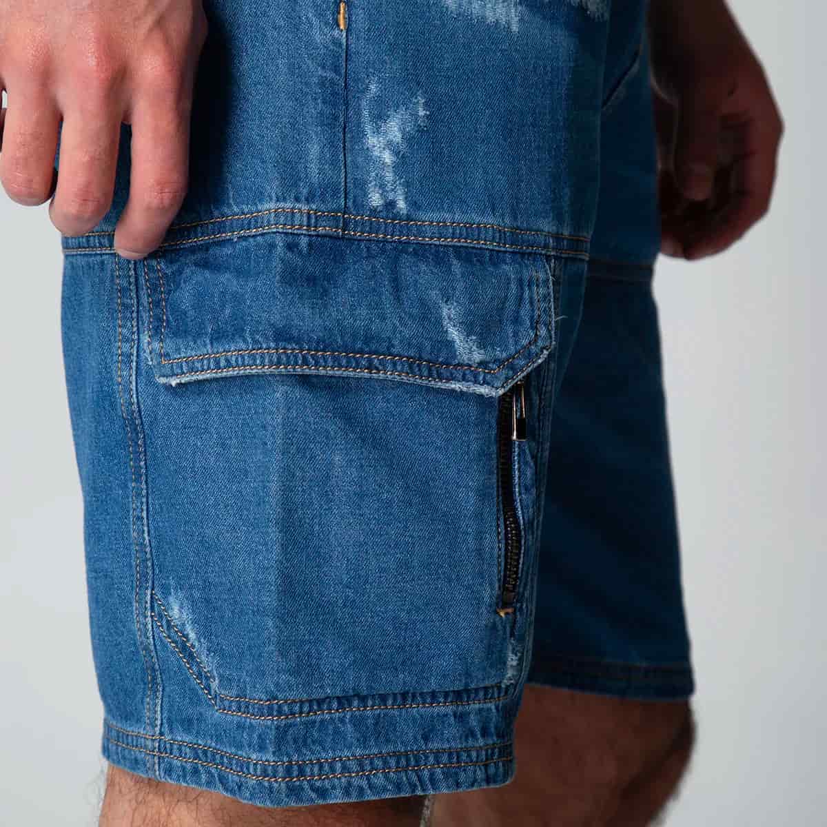 Bermuda Denim Cargo Party - miniatura 8