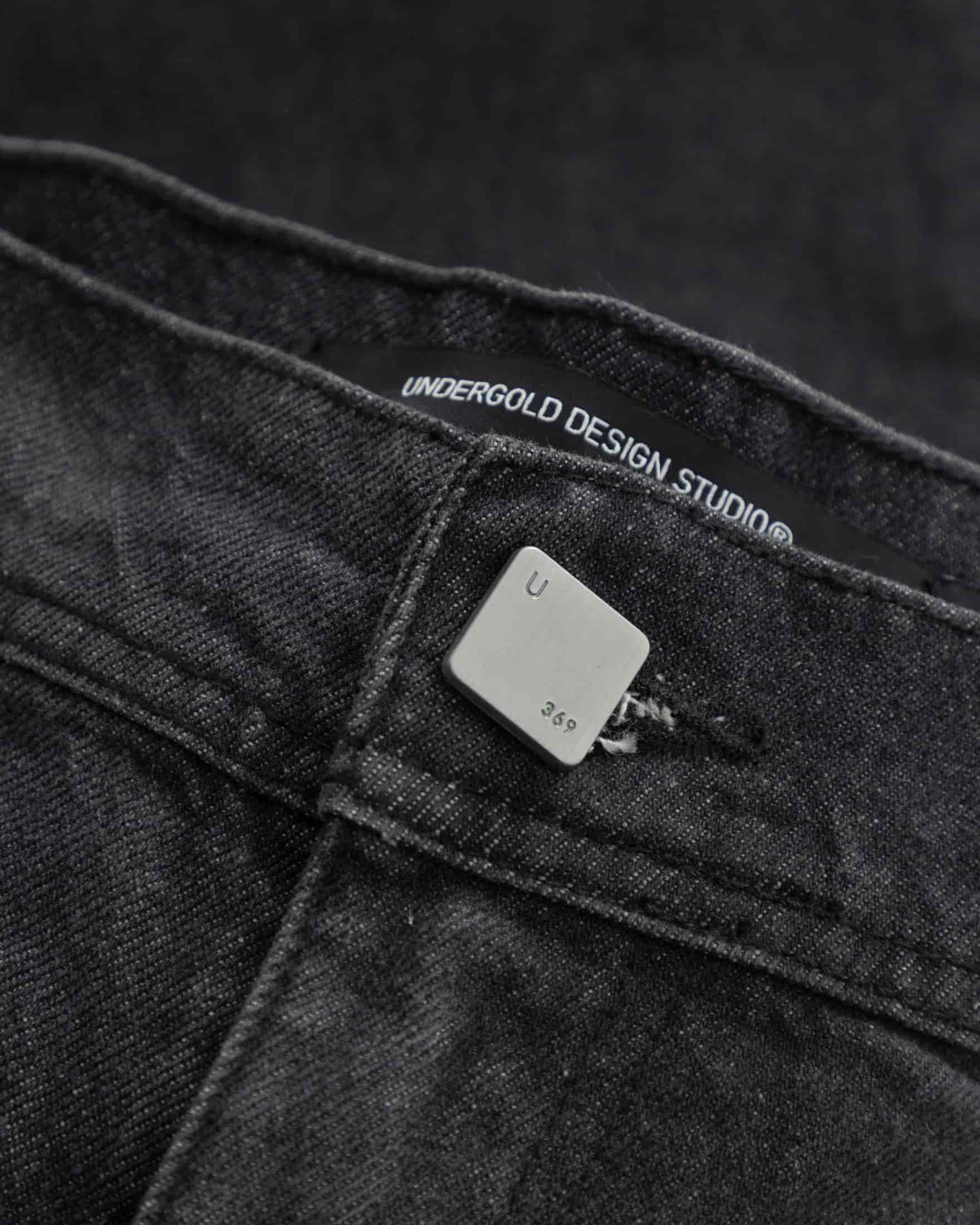 Line Basic Slim fit Fit Jeans Washed Black - miniatura 6