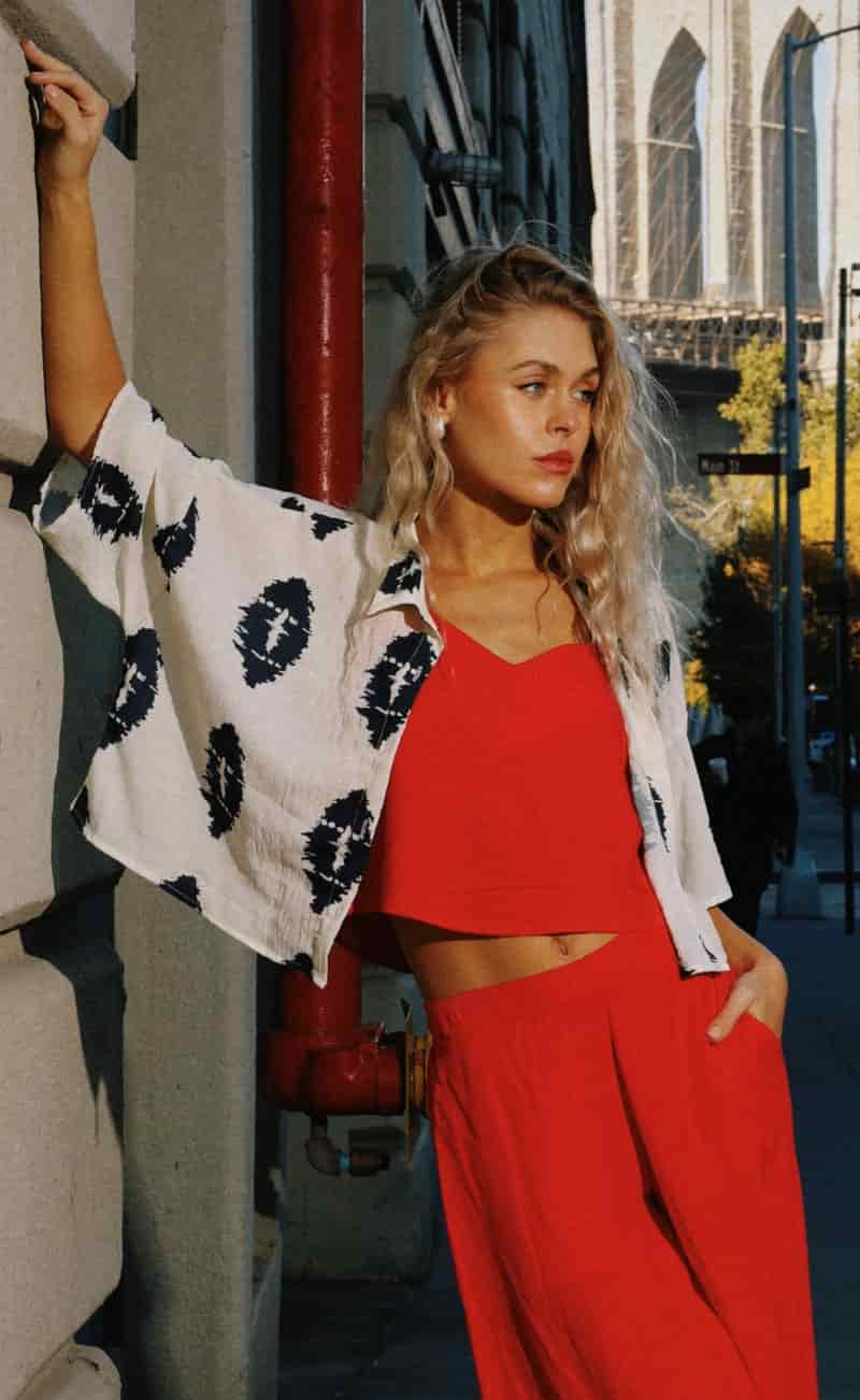 BLUSA SABA ROJO - miniatura 2