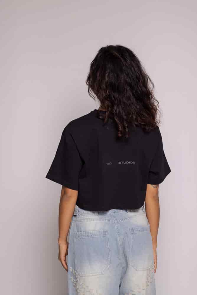CropTop Basic Motion-Negro - miniatura 5