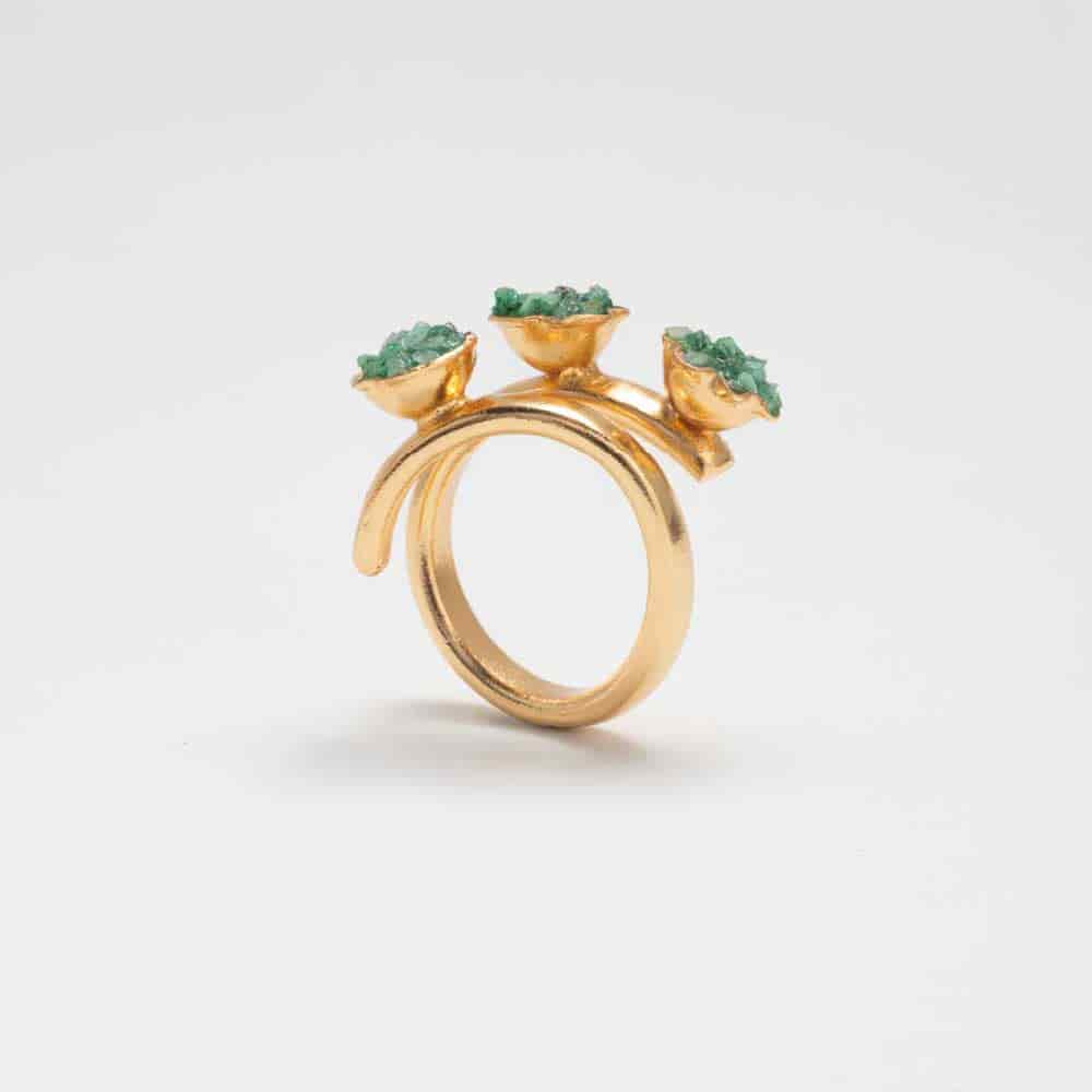 Anillo Alborada Esmeralda - miniatura 3